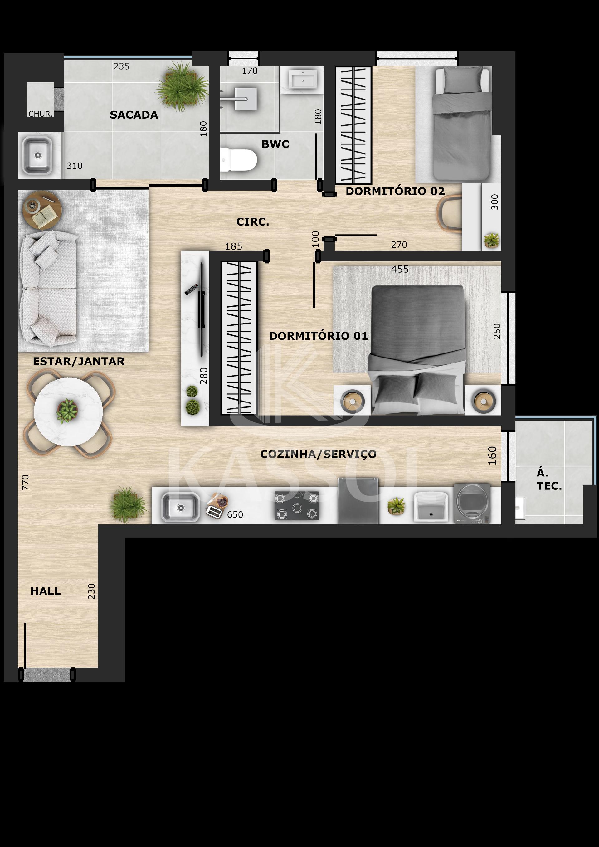 Edificio Presença - Aptos na planta 1 quarto e 1 vaga garagem ...
