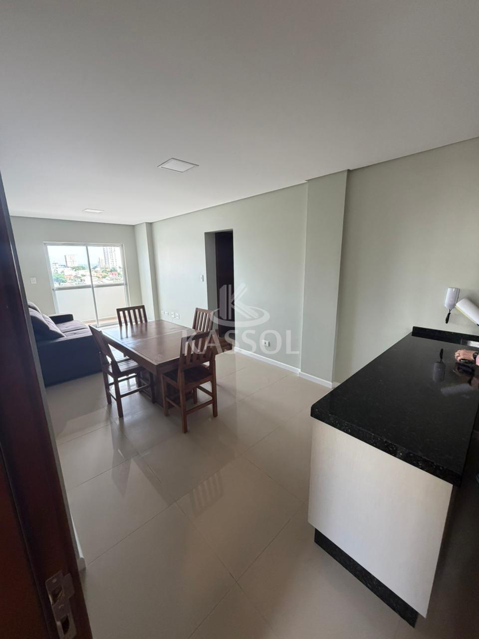 LOCAÇÃO APARTAMENTO SEMI MOBILIADO NO CENTRO COM VAGA DE GARAGEM