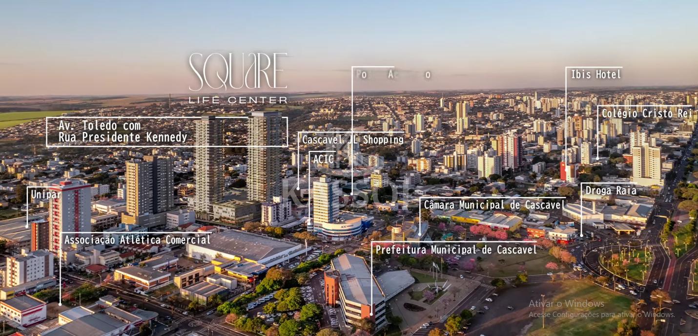 LANÇAMENTO SQUARE LIFE CENTER - SALA COMERCIAL E MALL EM FRENT...