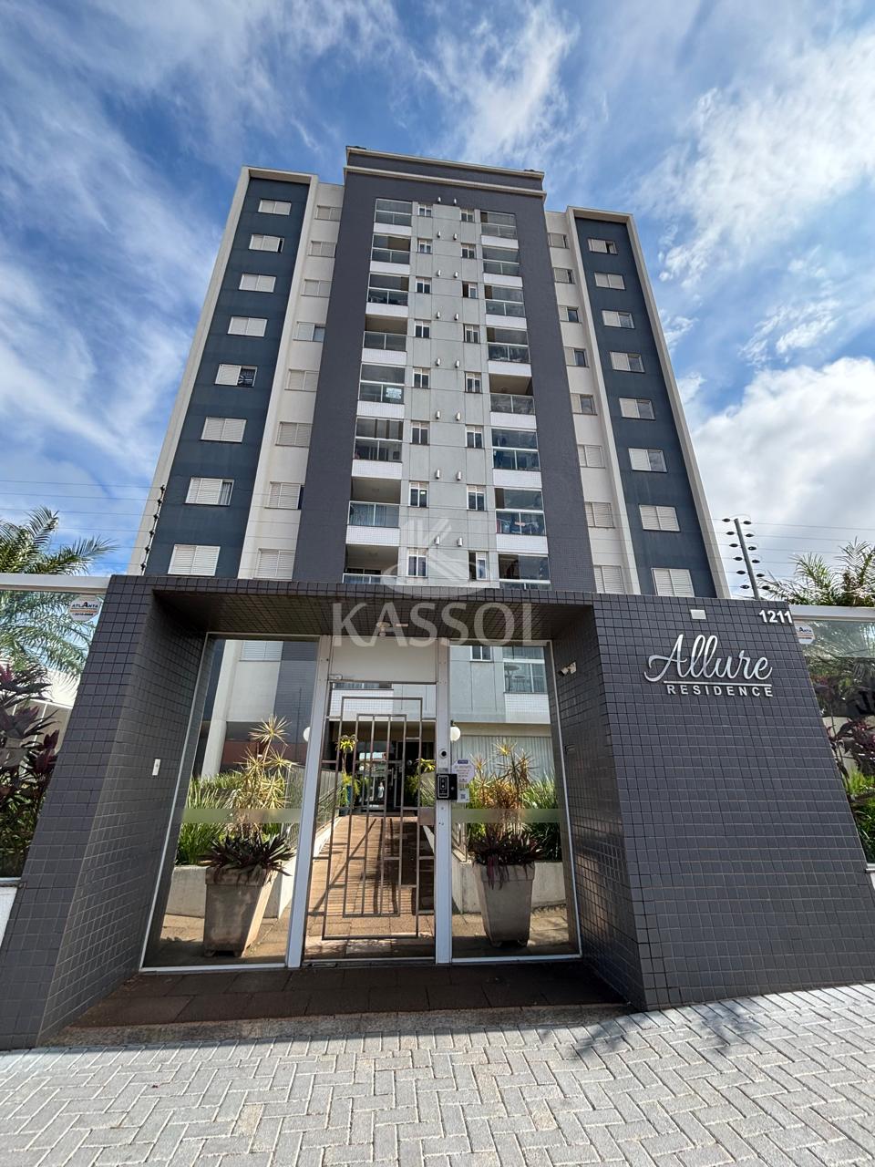 Residencial Allure mobiliado com 1 suite e 2 quartos, sacada c...