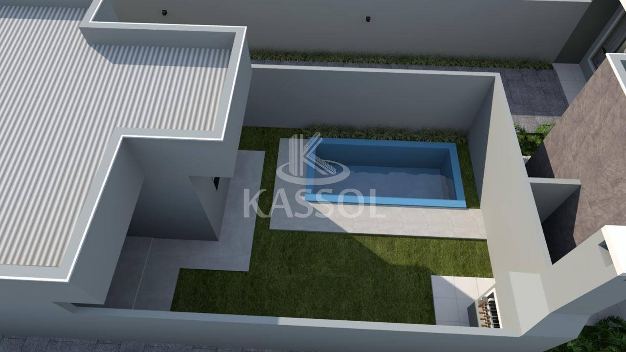 Casa em construo - Brasmadeira - 1 suite e 2 quartos - piscina