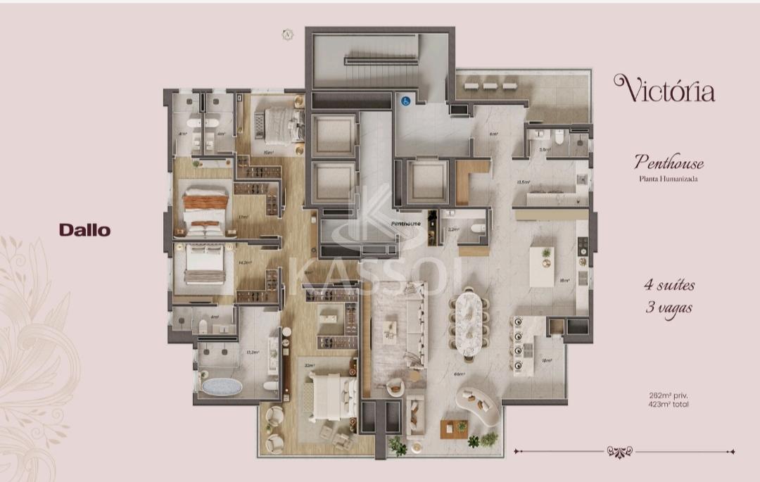 Apartamento, Country, CASCAVEL - PR, Lanamento Dallo - Victria.