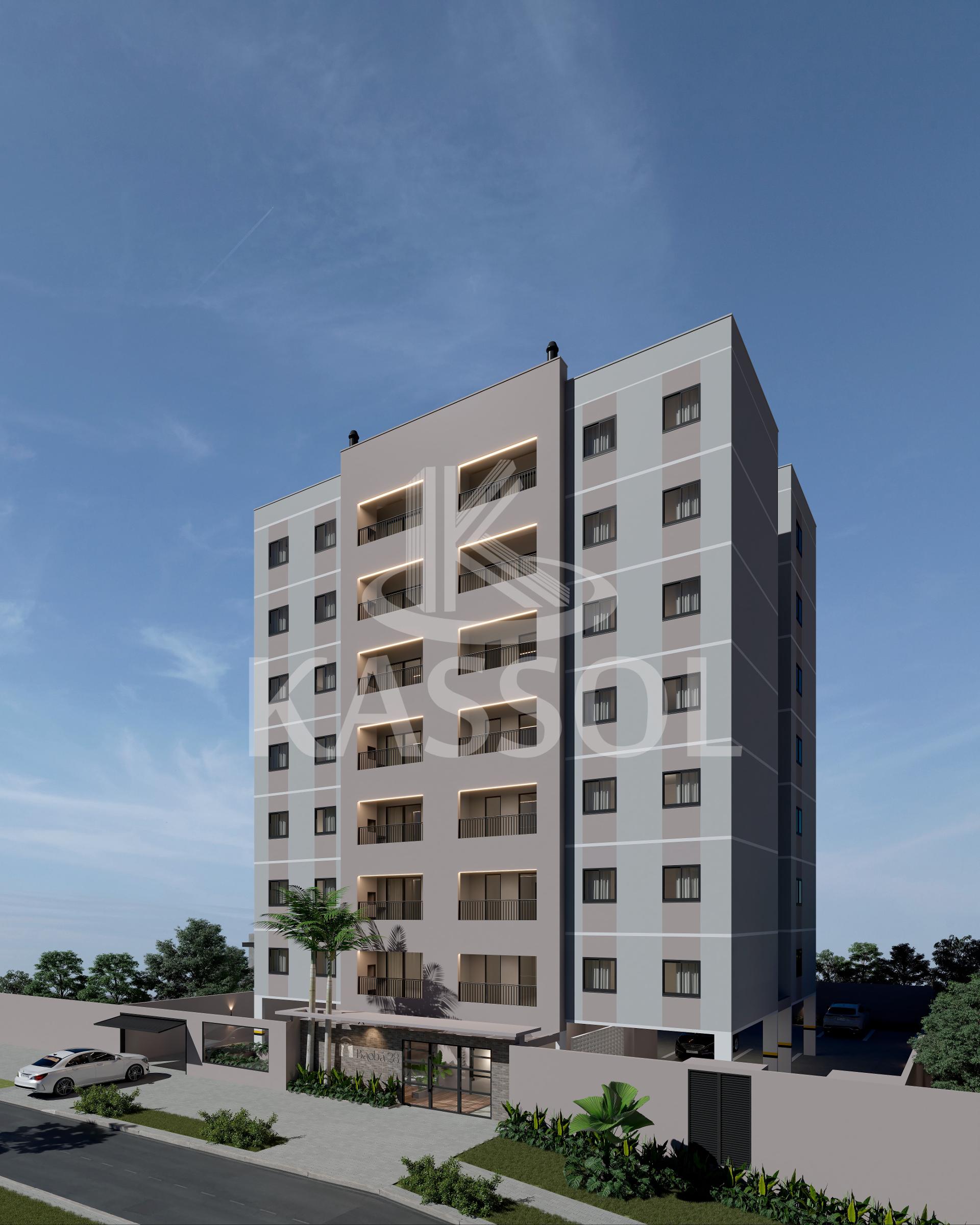 Apartamento no Alto Alegre, Cascavel -PR, com 1 suíte e 1 quarto.