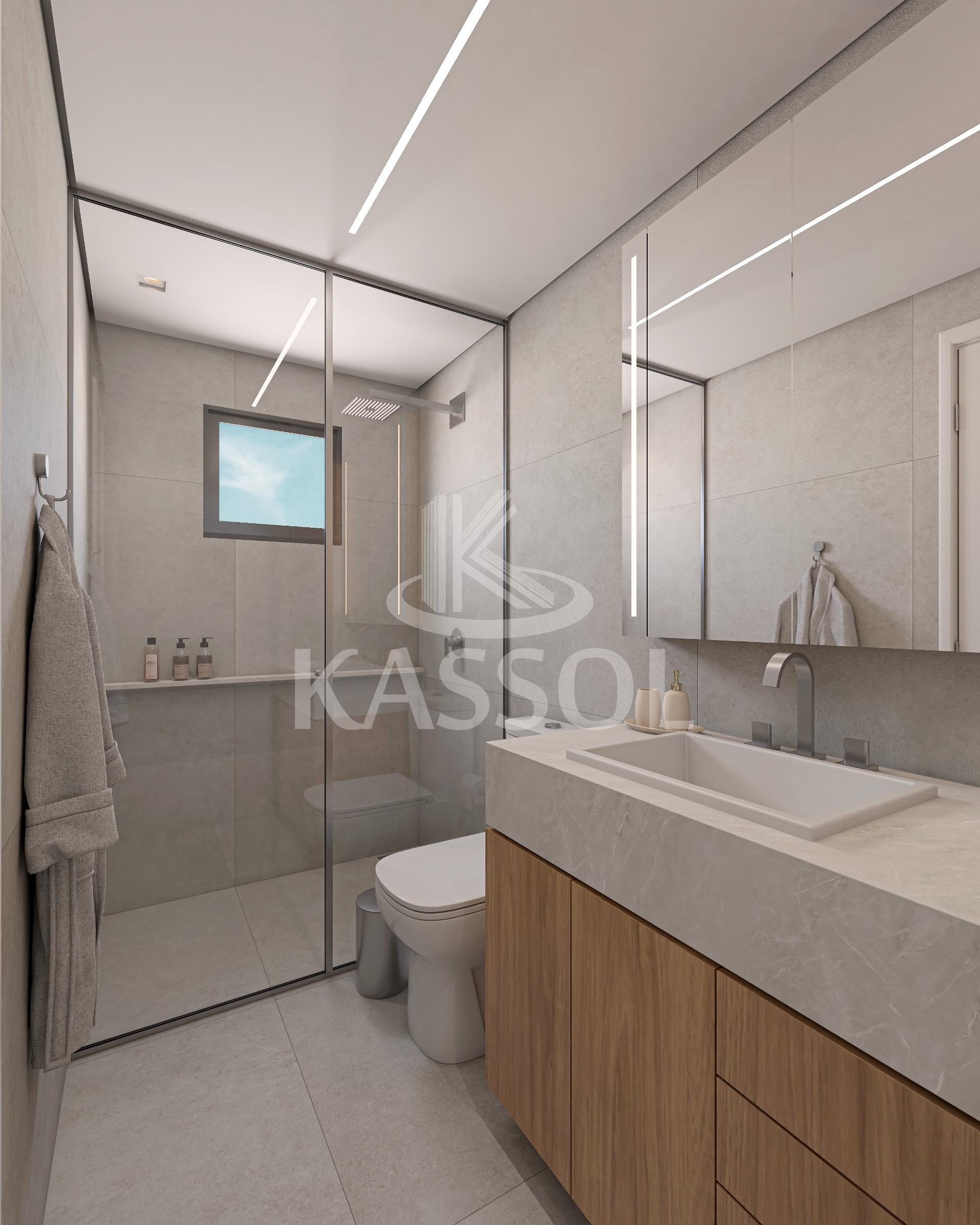 Apartamento no Alto Alegre, Cascavel -PR, com 1 sute e 1 quarto.