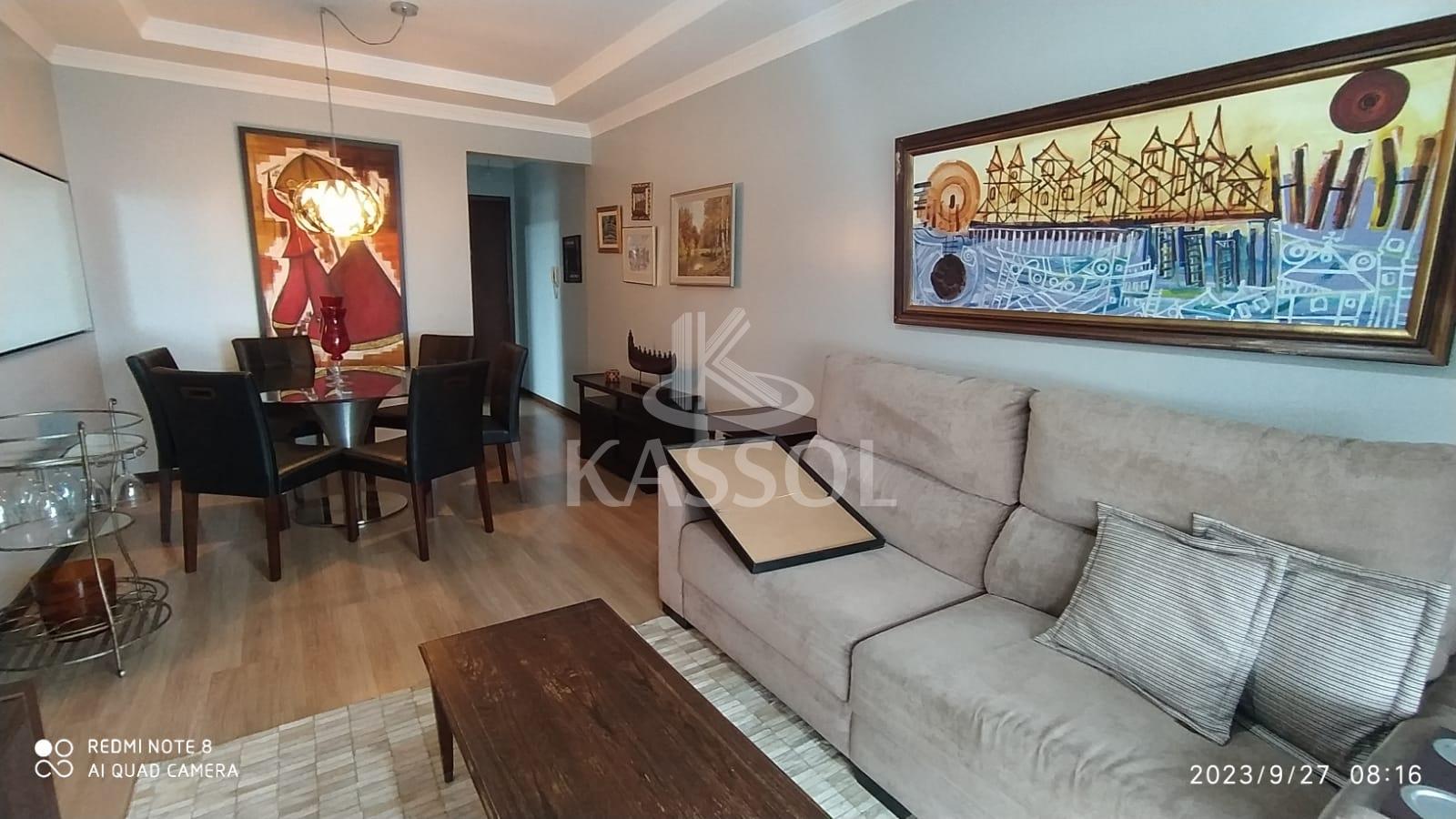 Apartamento  Mobiliado com 01 Suite +02 Quartos , Centro de Ca...