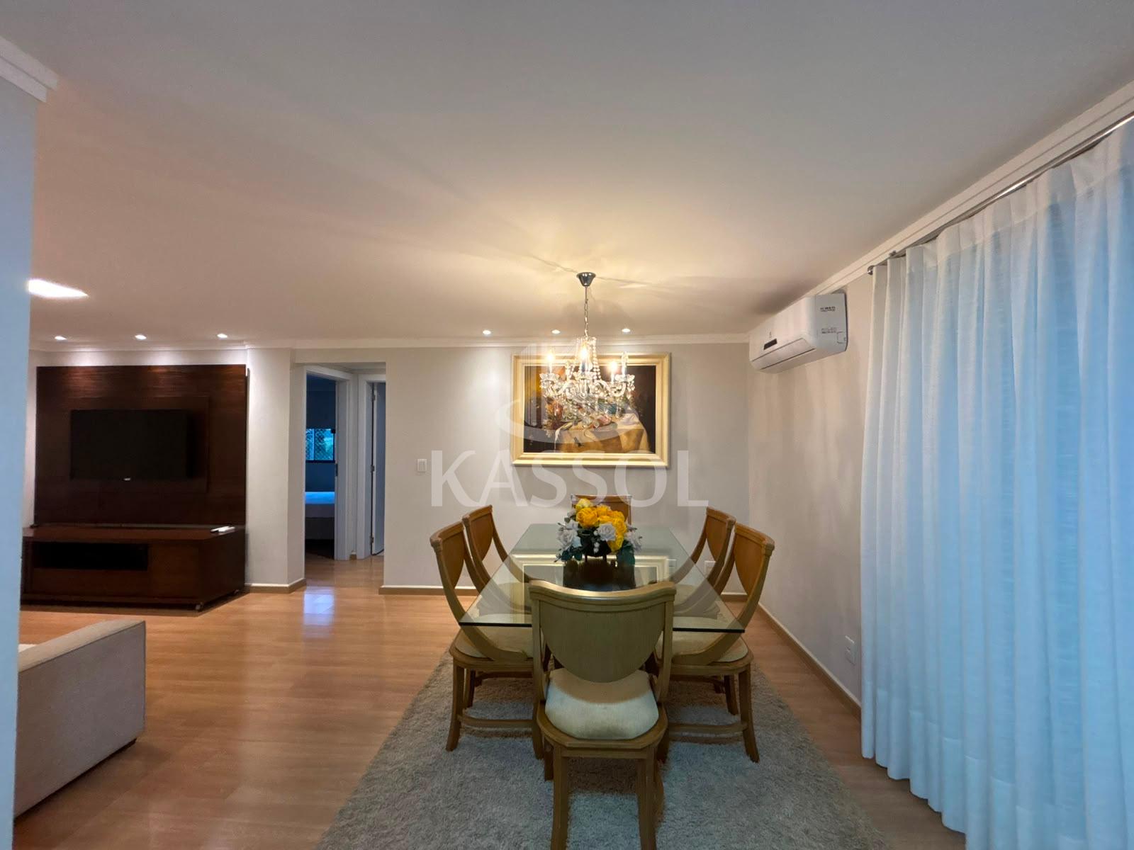 Residencial Sant' Agata mobiliado com 1 suite e 1quarto e 2 vagas de garagem