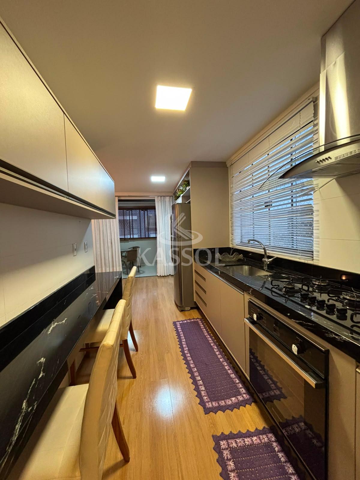 Residencial Sant' Agata mobiliado com 1 suite e 1quarto e 2 vagas de garagem