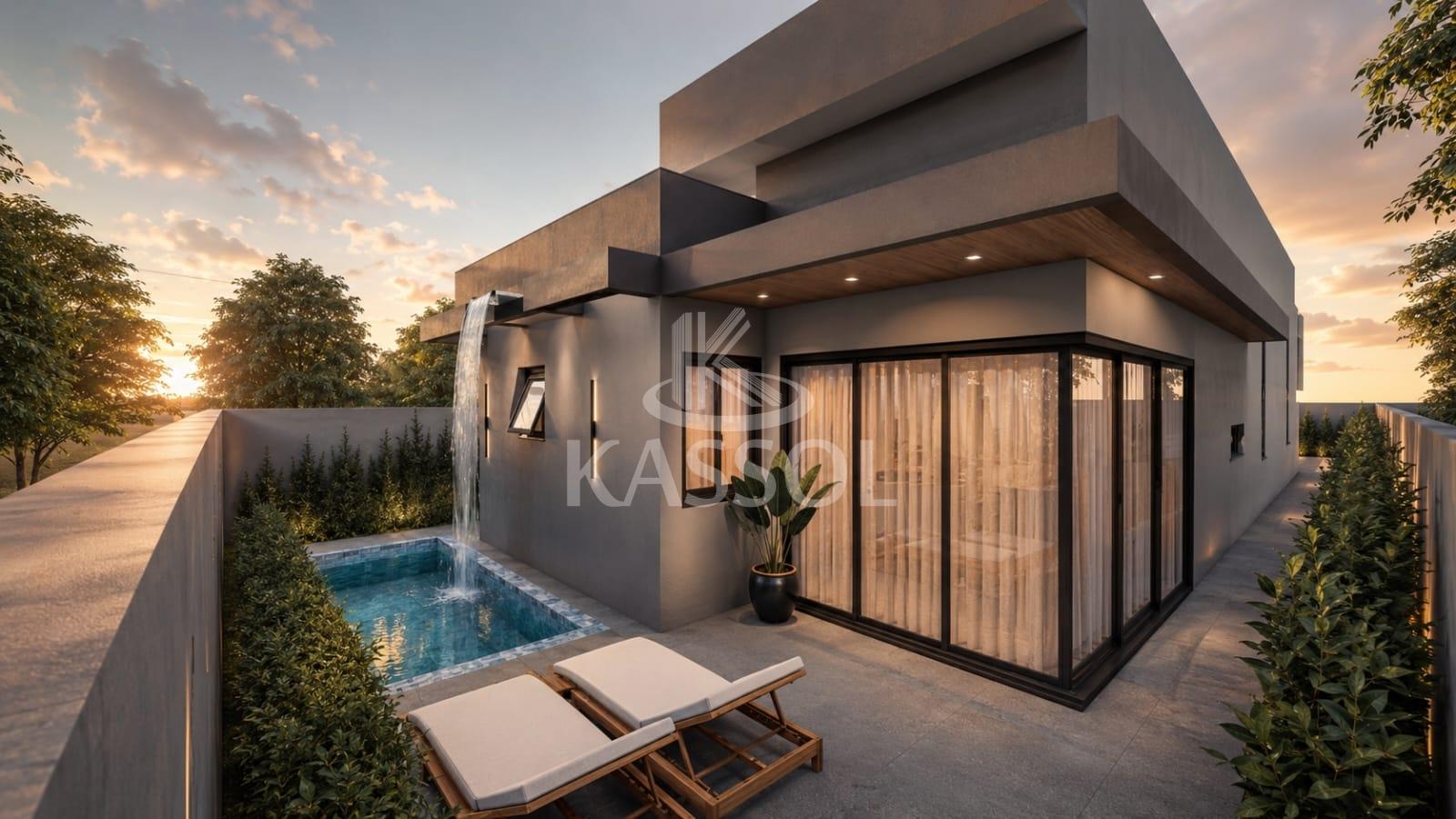 Casa terrea com 3 suites + office + piscina + 4 vagas, Terras ...