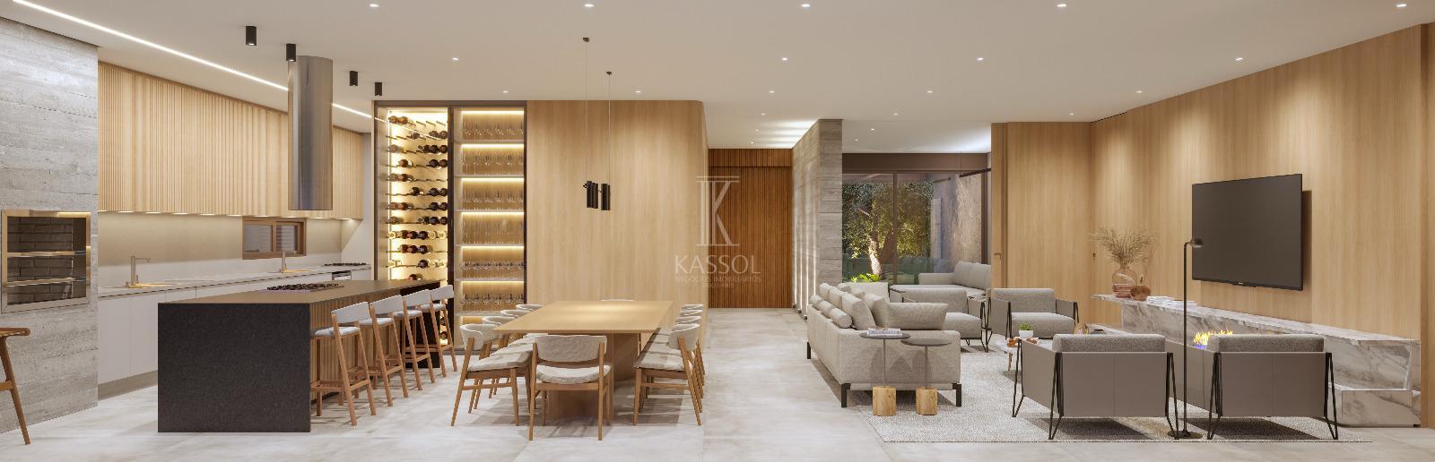 Casa trrea alto padro em construo no Condominio Treviso