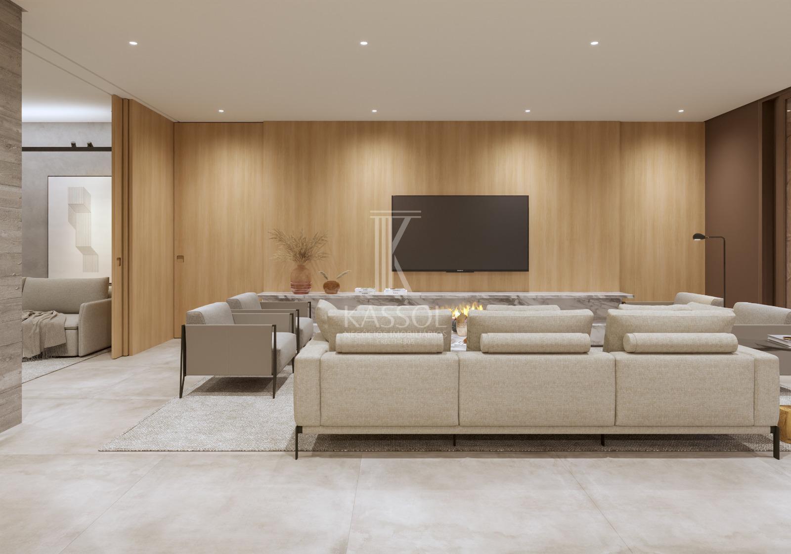 Casa trrea alto padro em construo no Condominio Treviso