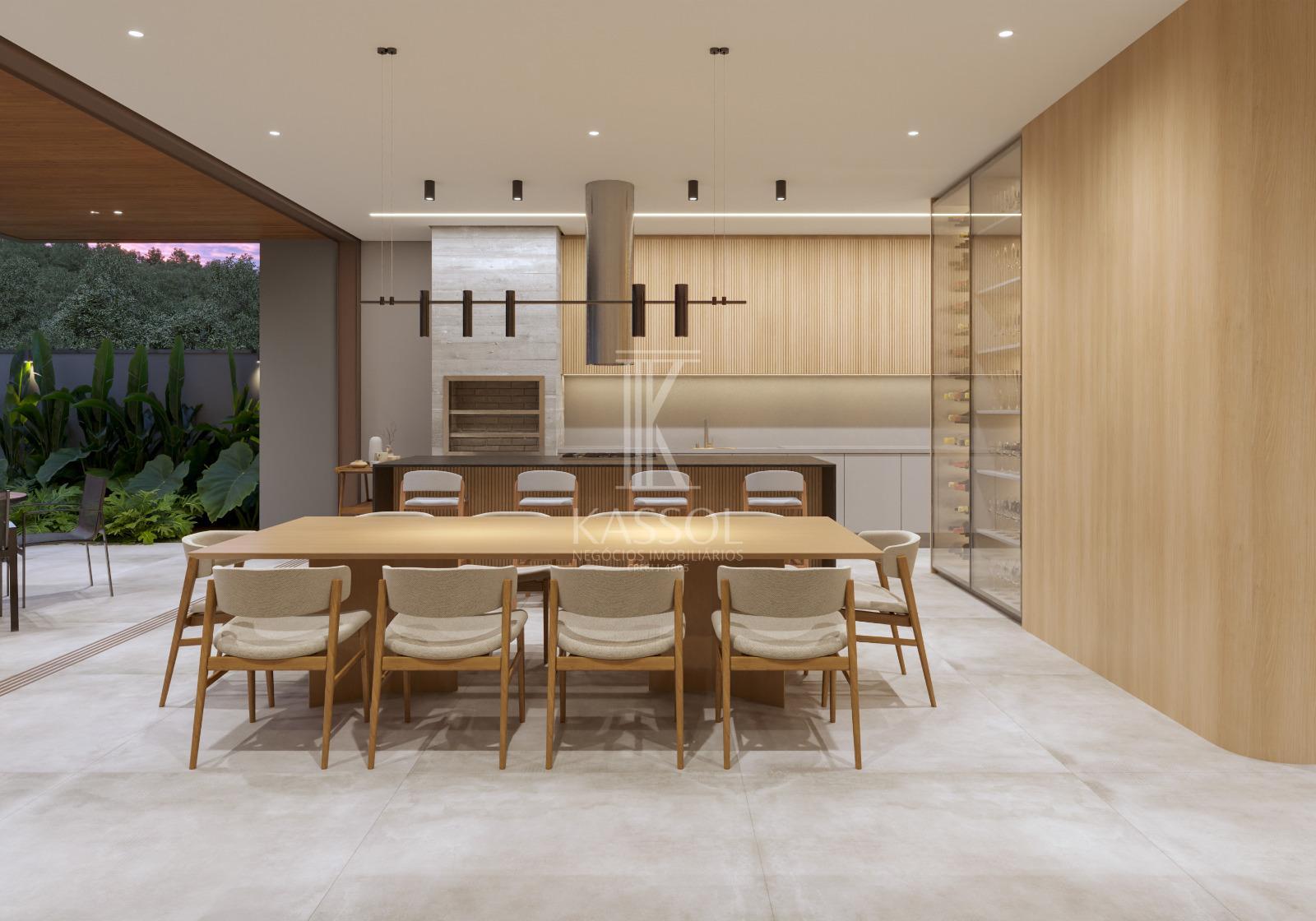 Casa trrea alto padro em construo no Condominio Treviso