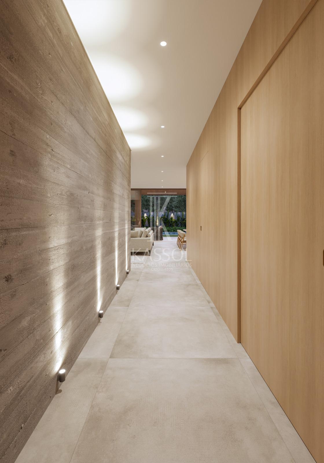Casa trrea alto padro em construo no Condominio Treviso