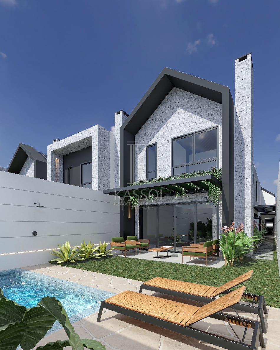 Sobrado de alto padrão no Country: 315m² de área construída 03 suítes e piscina;