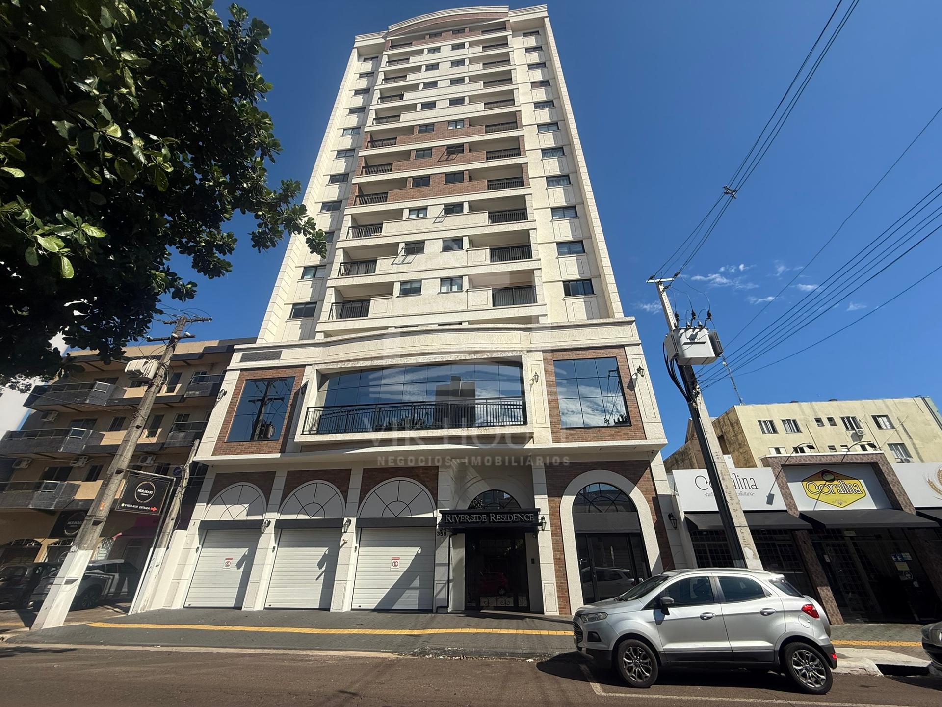APARTAMENTO MOBILIADO PARA LOCAÇÃO NO EDÍFICIO RIVERSIDE - CENTRO