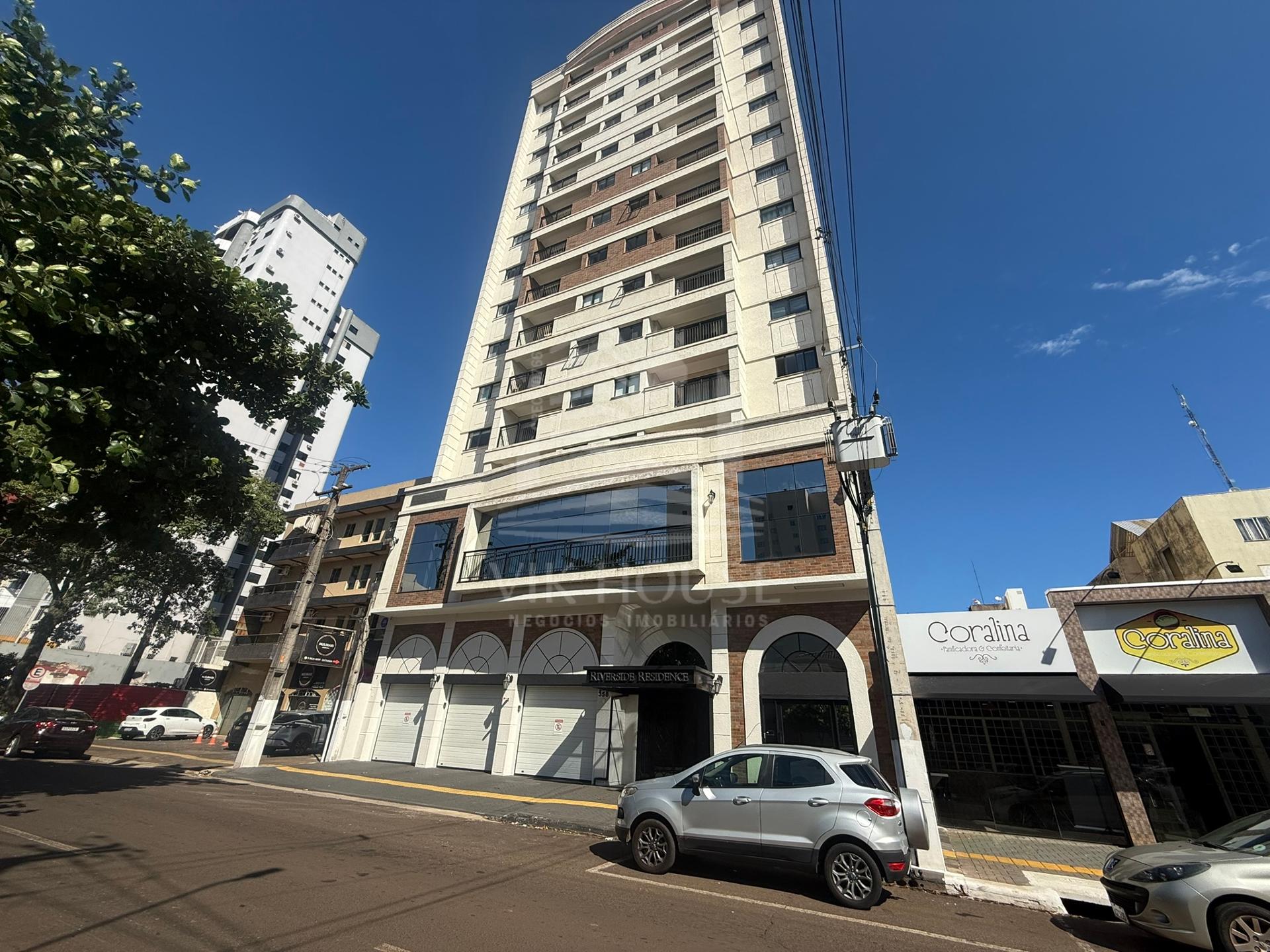 APARTAMENTO MOBILIADO PARA LOCAÇÃO NO EDÍFICIO RIVERSIDE - CENTRO