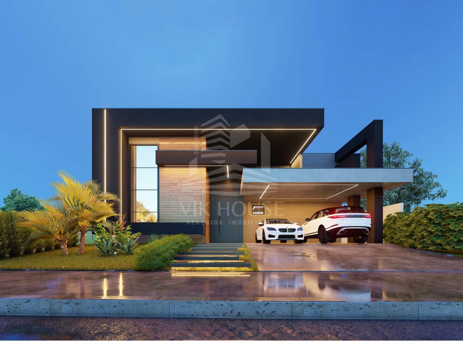 CASA EM CONSTRUÇÃO COM 3 SUITES NO CONDOMINIO ROYAL BOULEVARD - FASE 3