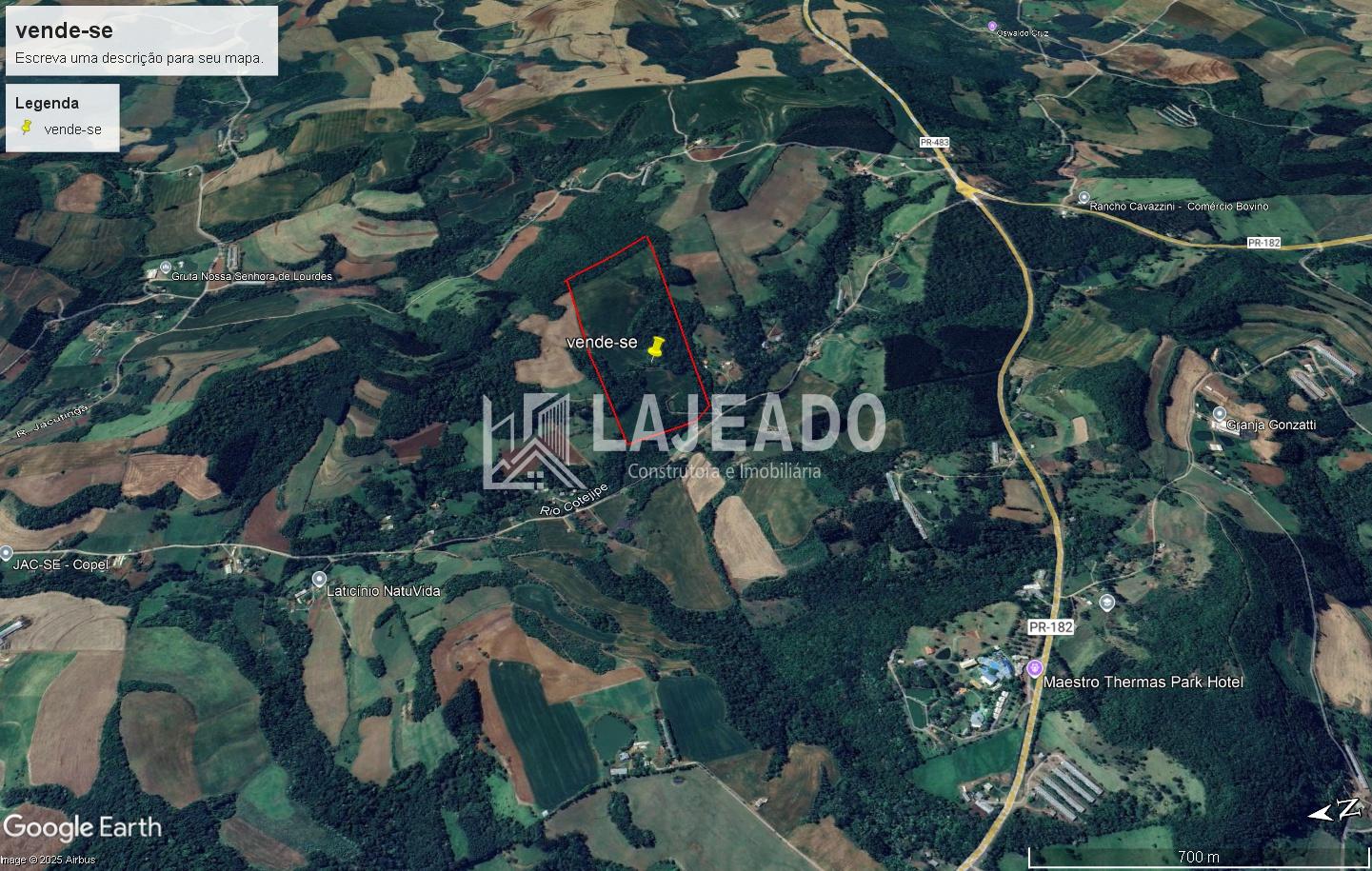 VENDE-SE SÍTIO , ZONA RURAL, FRANCISCO BELTRAO - PR