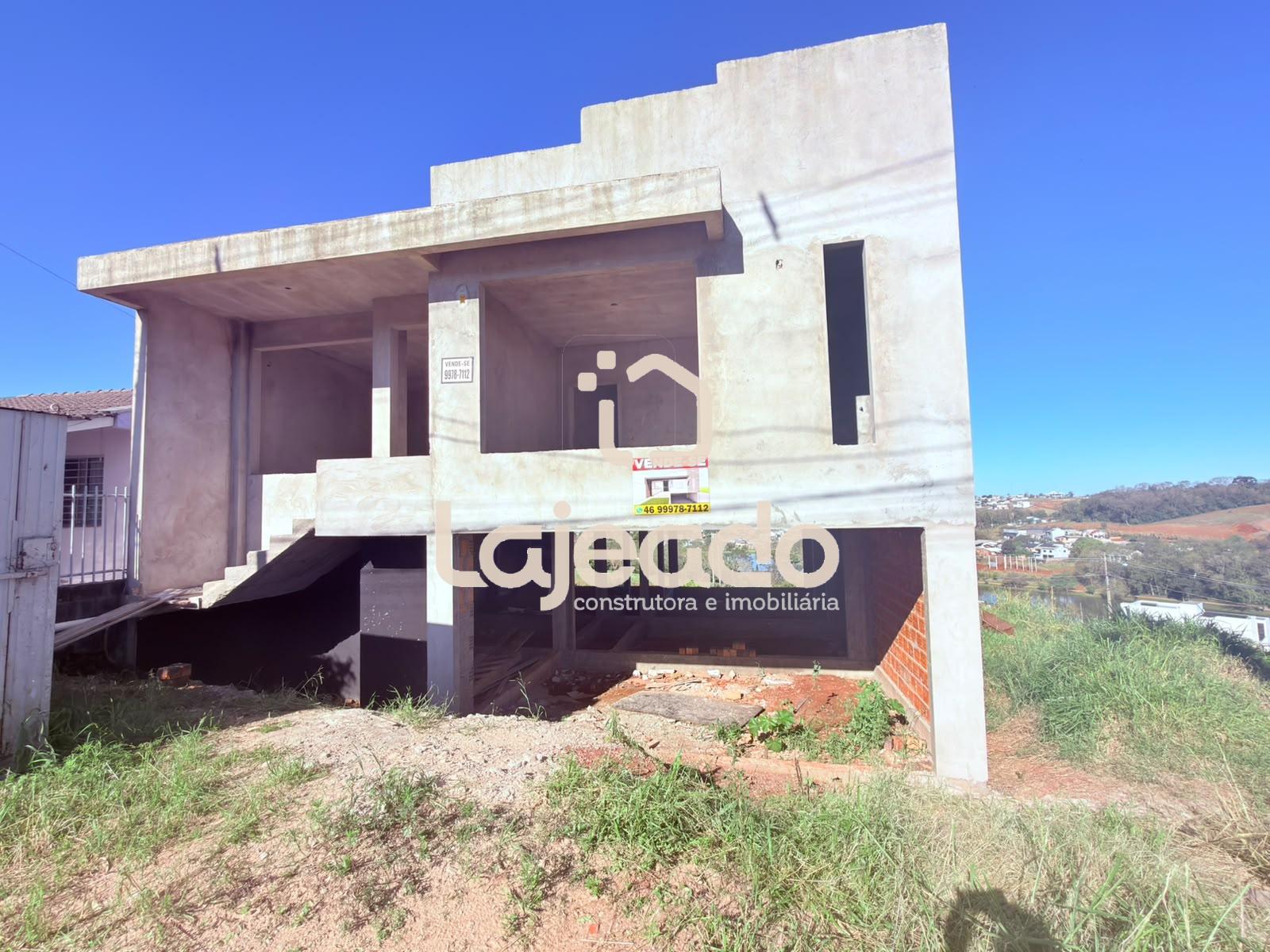 VENDE-SE CASA INACABADA COM LAJE - DOIS VIZINHOS - PR