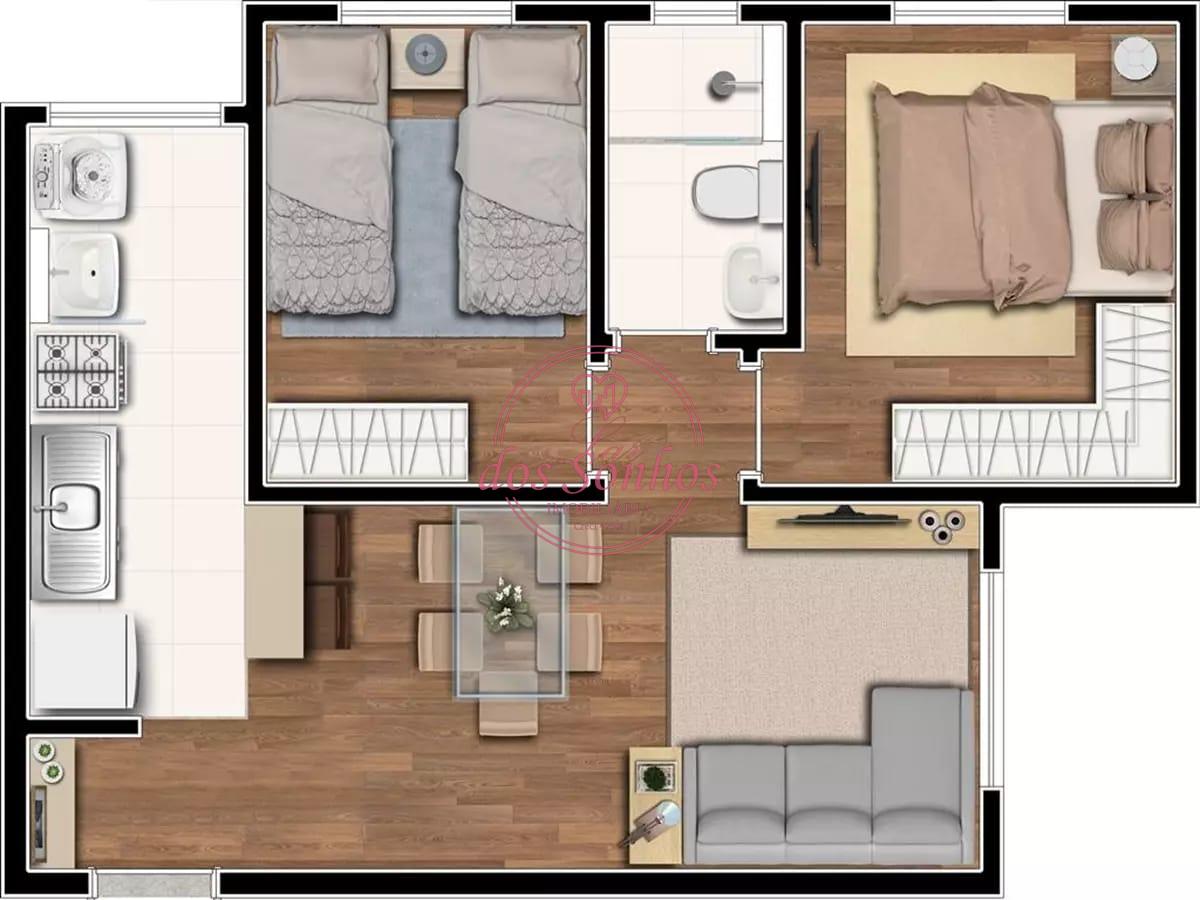 LINDO APARTAMENTO VENDA, RESERVA SANTA CLARA, PRESIDENTE PRUDENTE - SP