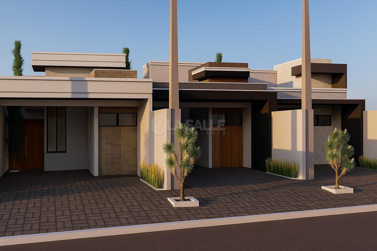 Casa á venda no Jardim Coopagro com 01 suíte   01 quarto e 02 vagas de garagem