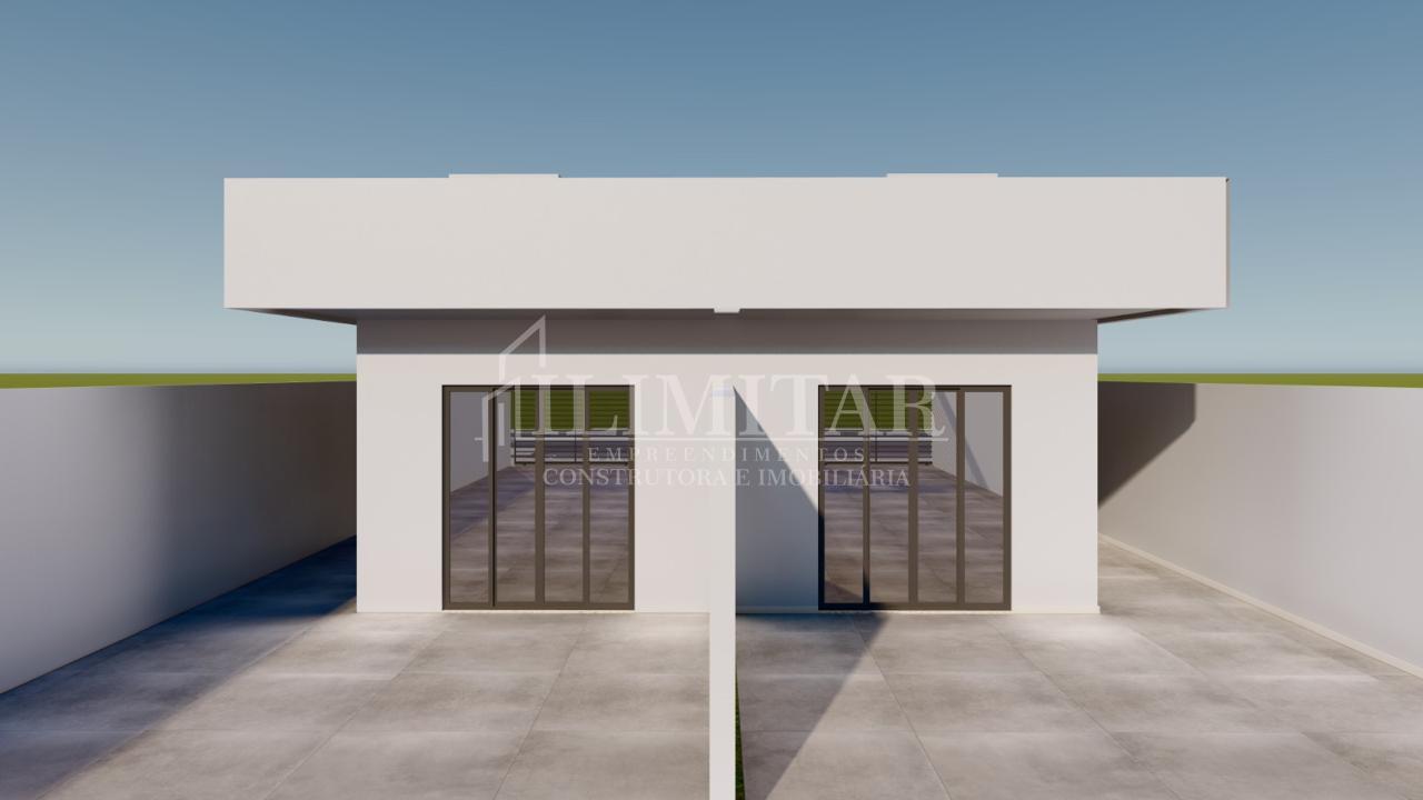 Casa à venda no Jardim Alvorada, com suíte e corredor lateral.