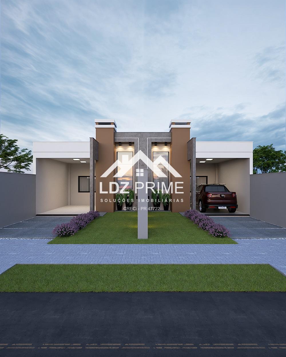 Casa  Geminada de 72,56m  em construção, localizada no loteame...