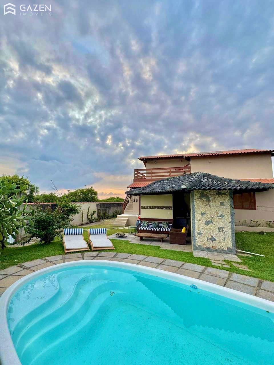 Casa Frente Mar com 3 Su?tes, Piscina e Vista Deslumbrante