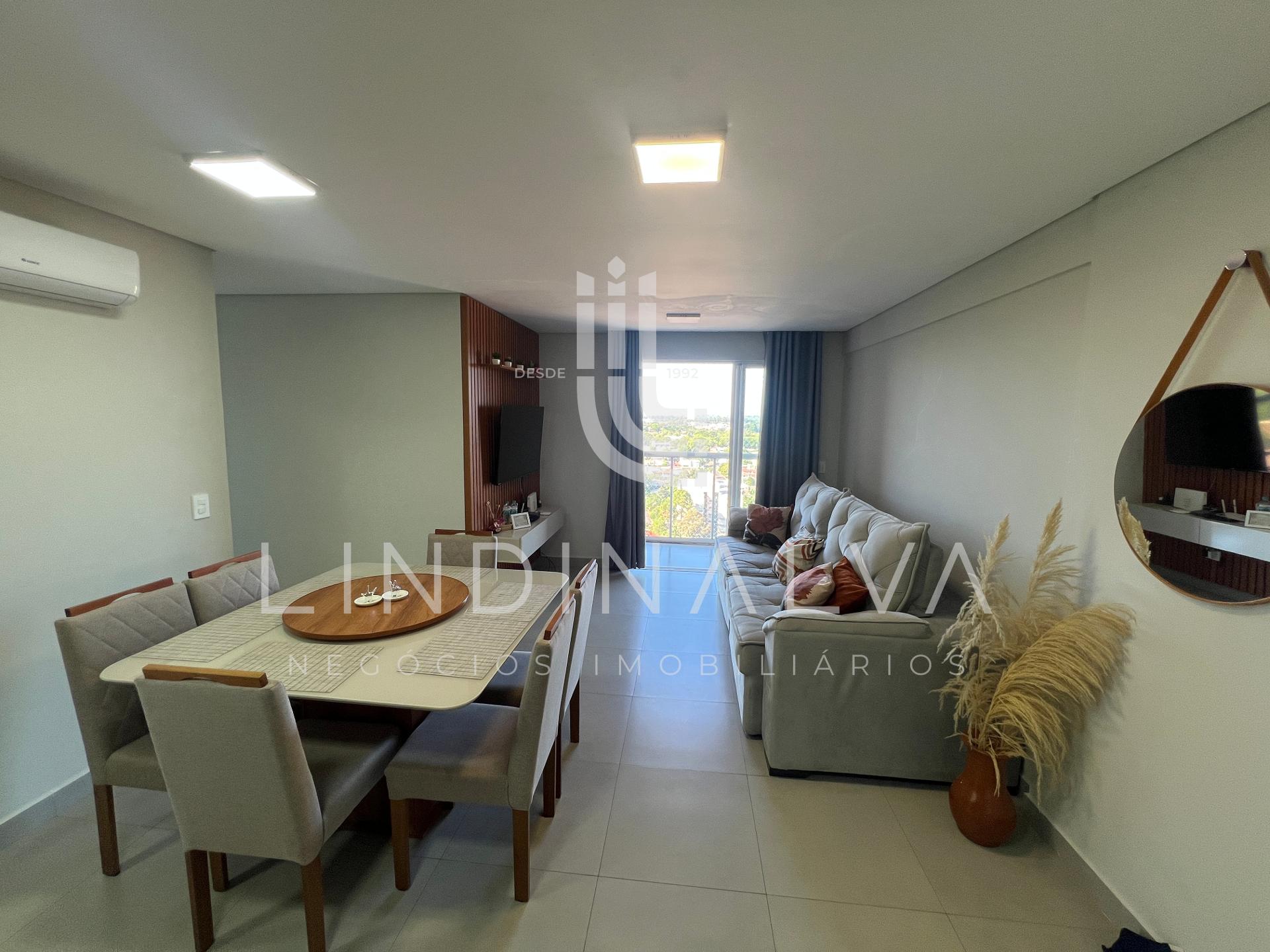 Apartamento Mobiliado com Suíte e 2 quartos no Edifício Cancun...