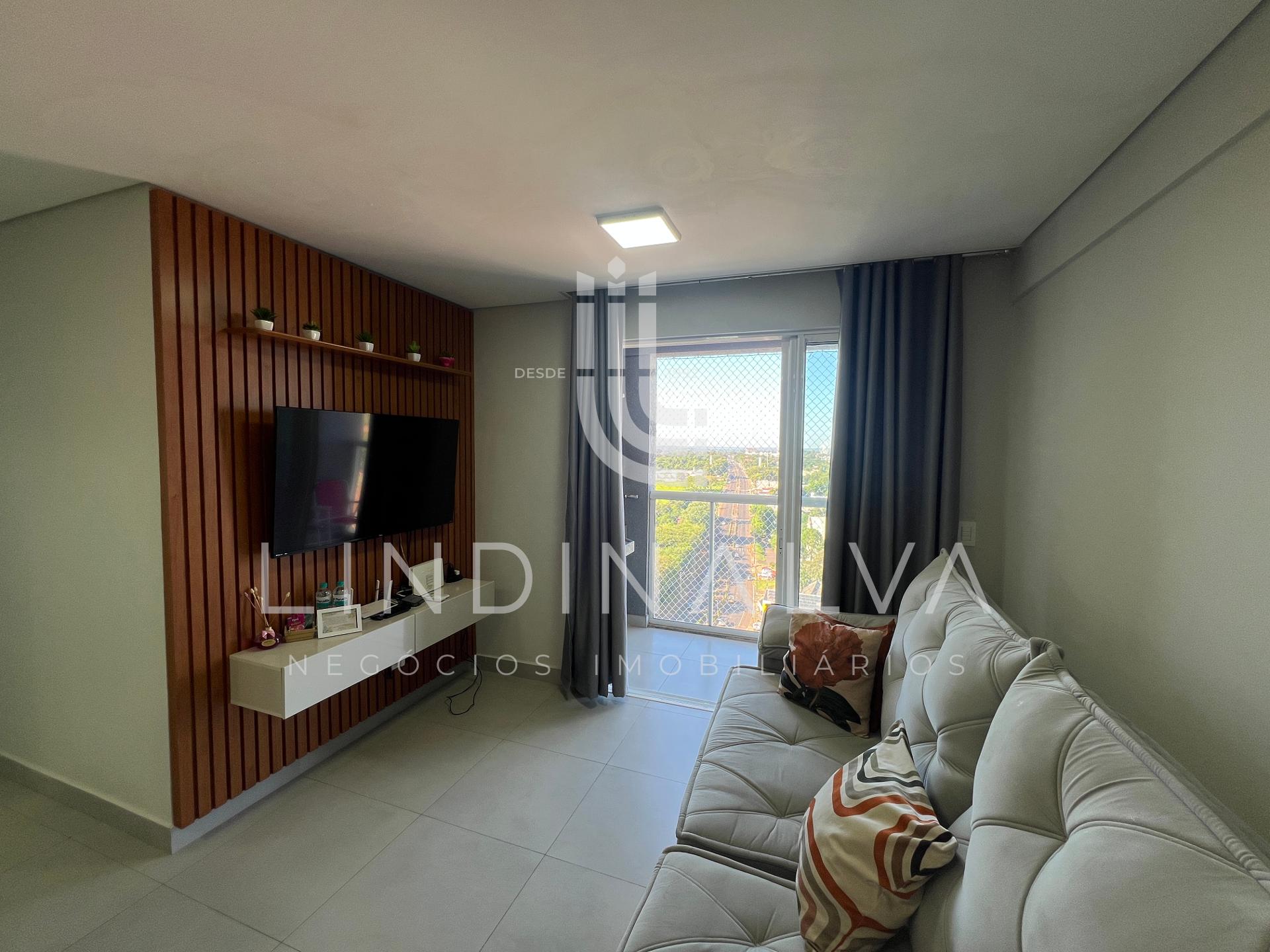 Apartamento Mobiliado com Suíte e 2 quartos no Edifício Cancun...