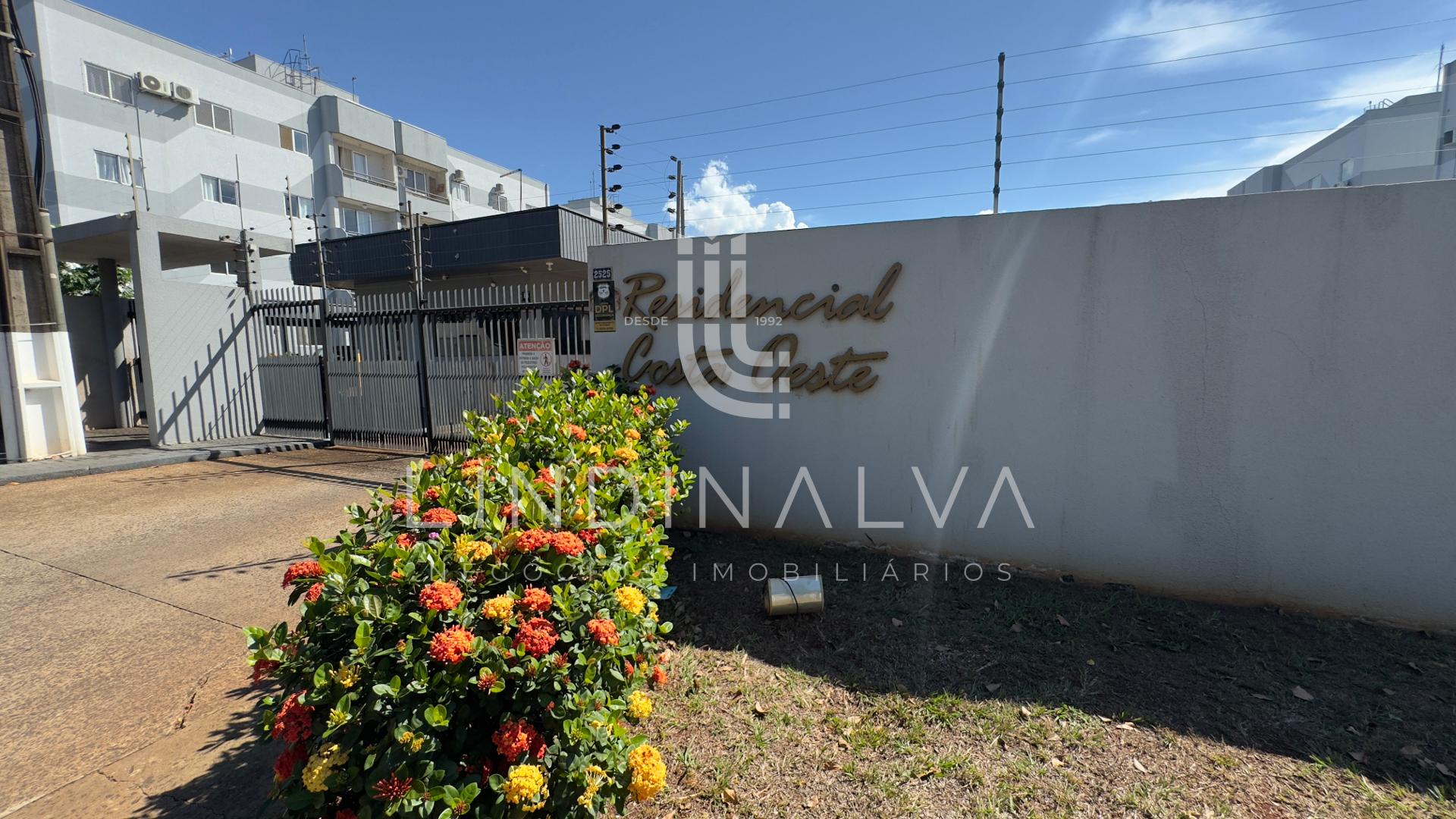Apartamento com suíte e 2 quartos no Residencial Costa Oeste, ...