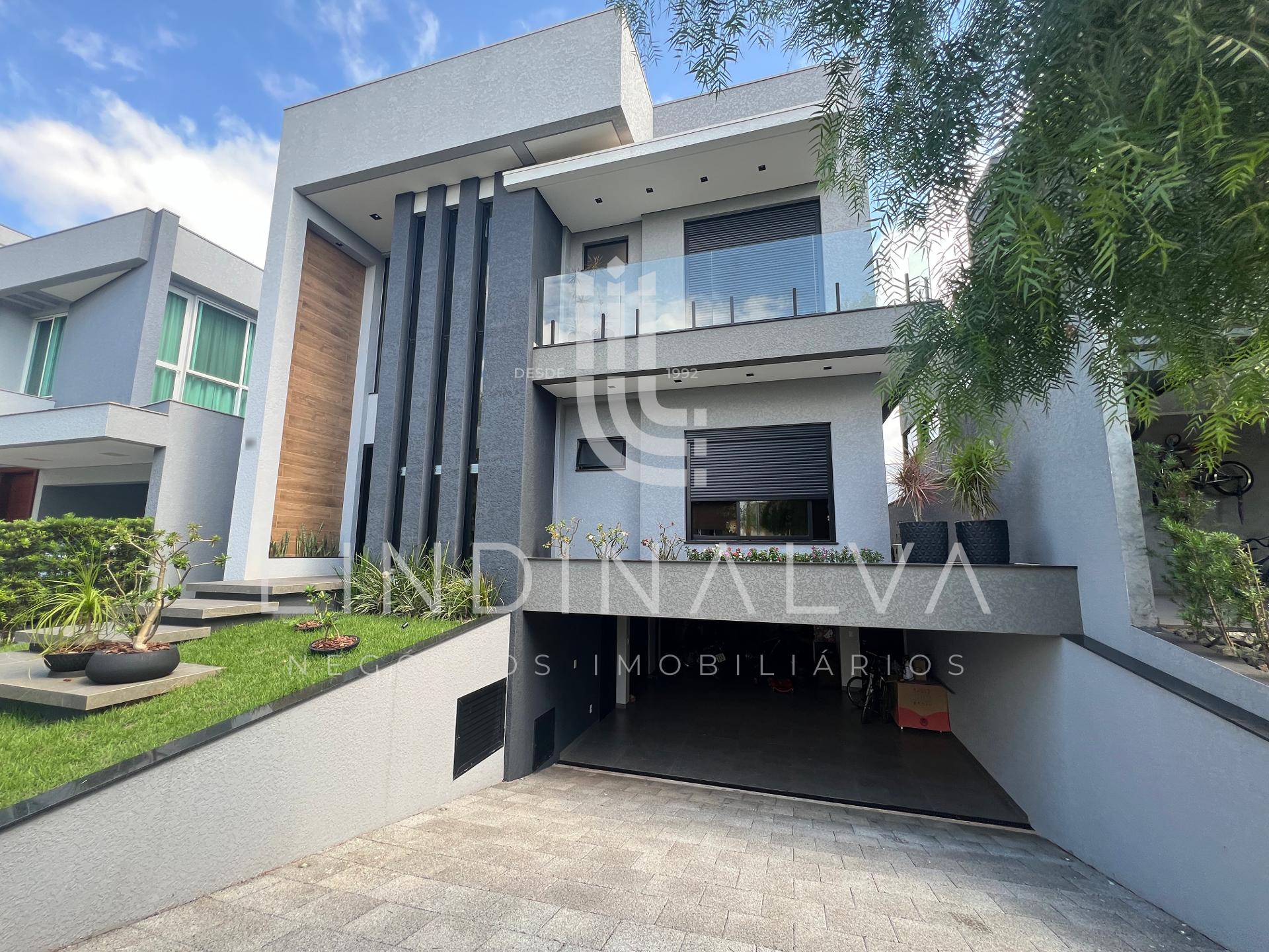 Sobrado recém construído e mobiliado com 4 suítes, área gourme...