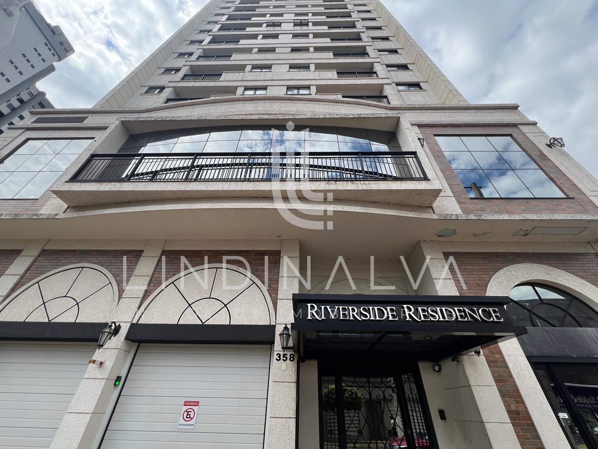 Apartamento mobiliado e equipado no Riverside com suíte e saca...