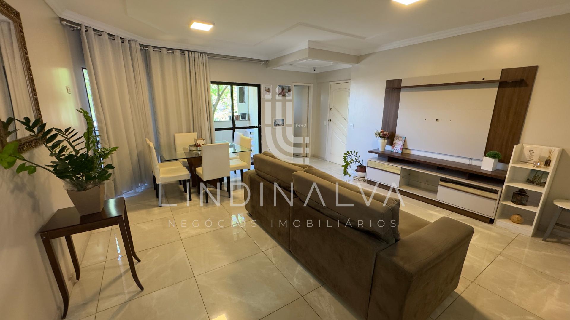 Apartamento mobiliado para locação, no Centro - Ed. Serra Negra.
