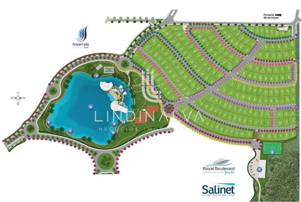 Terreno no Complexo Royal Boulevard - Ritz Cataratas fase 3 com 611,87 m2