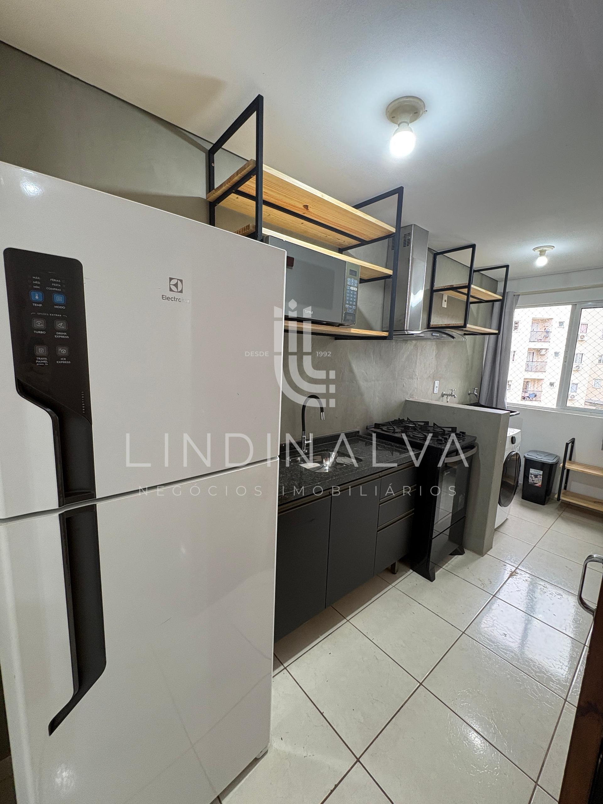 Apartamento mobiliado com sacada e churrasqueira no Residencial Angatu
