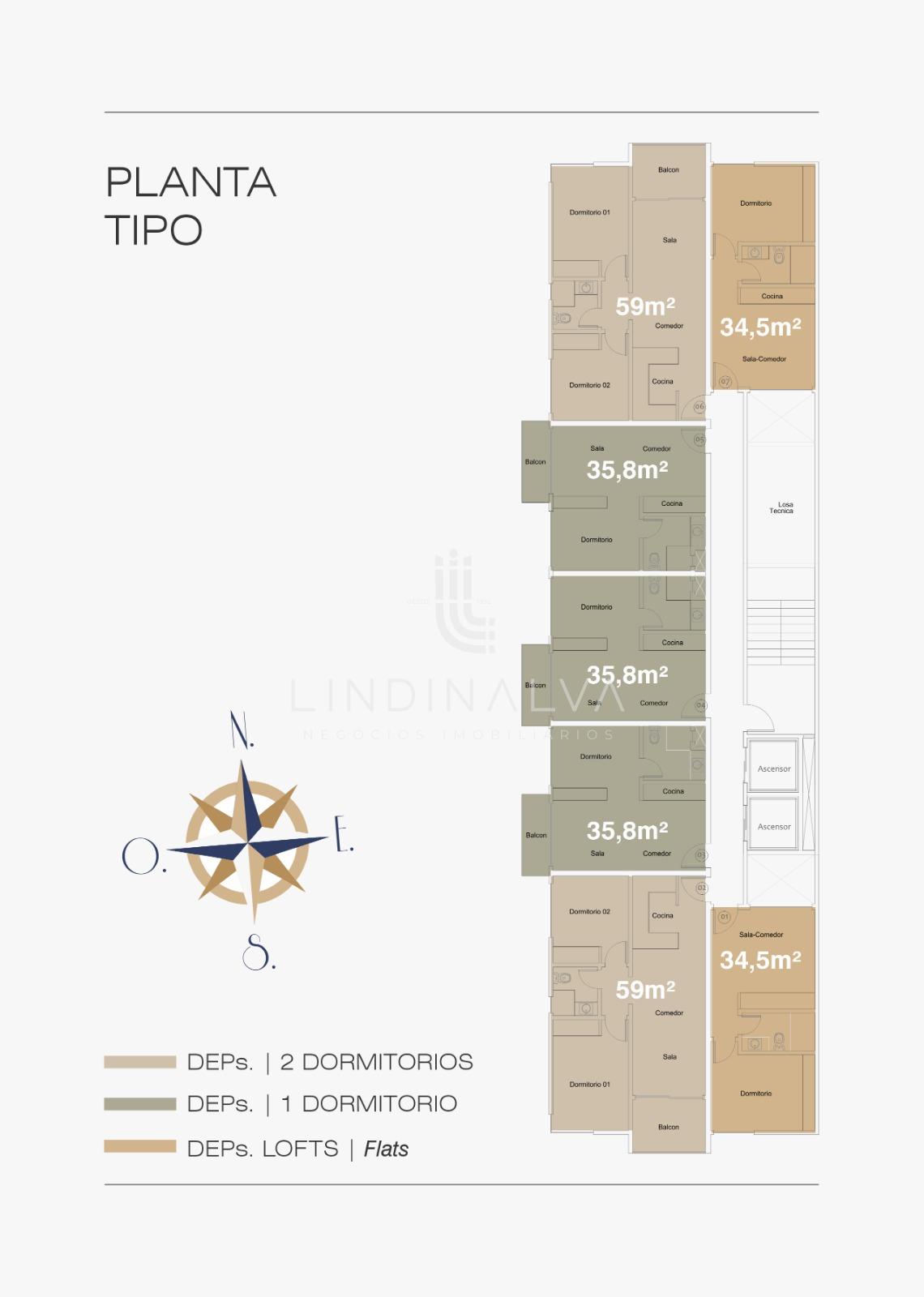 Septimo Urban Concept - apartamentos na planta, a sua oportundiade de investimento no Paraguai