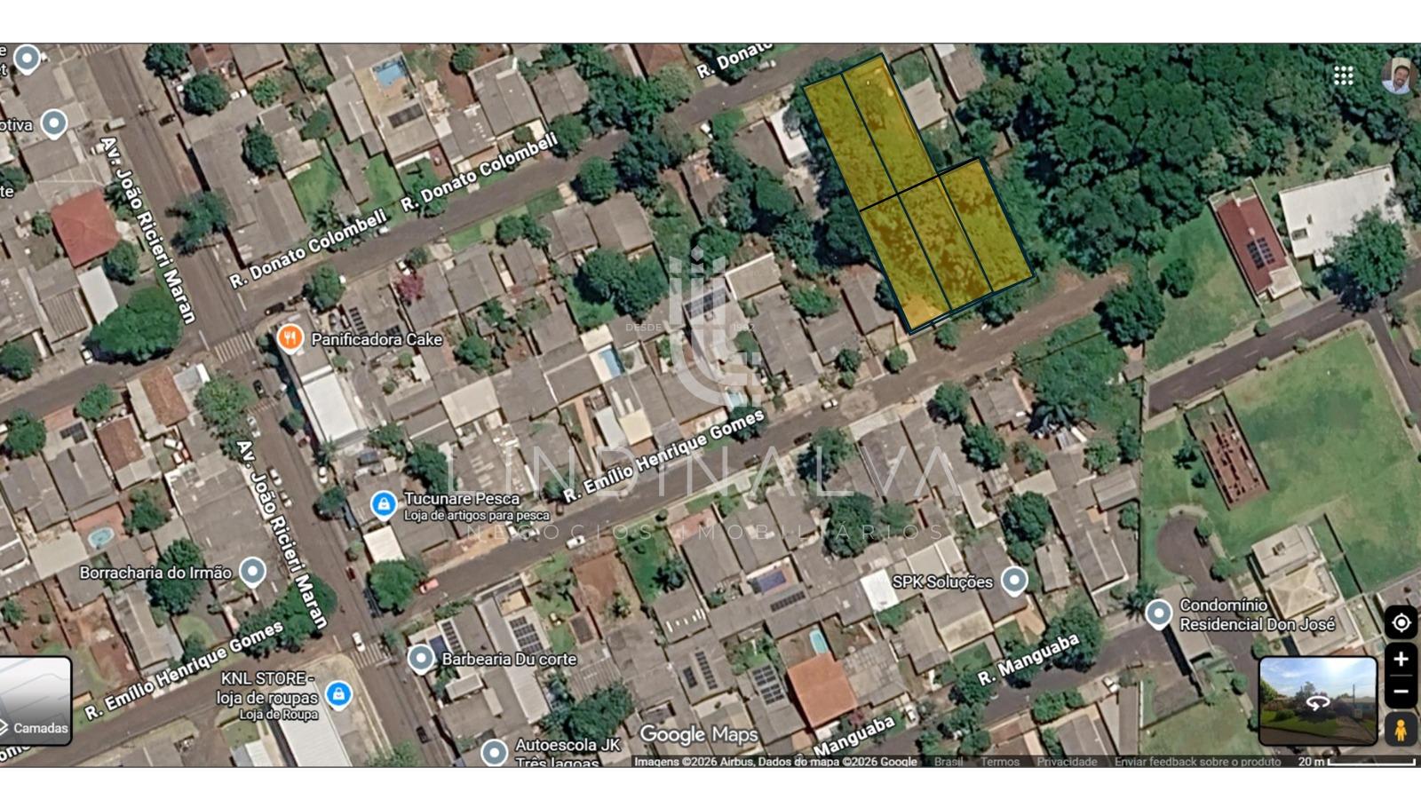 Área murada à venda no Três Lagoas. próx. Avenida João Ricieri Maran I 1500m2