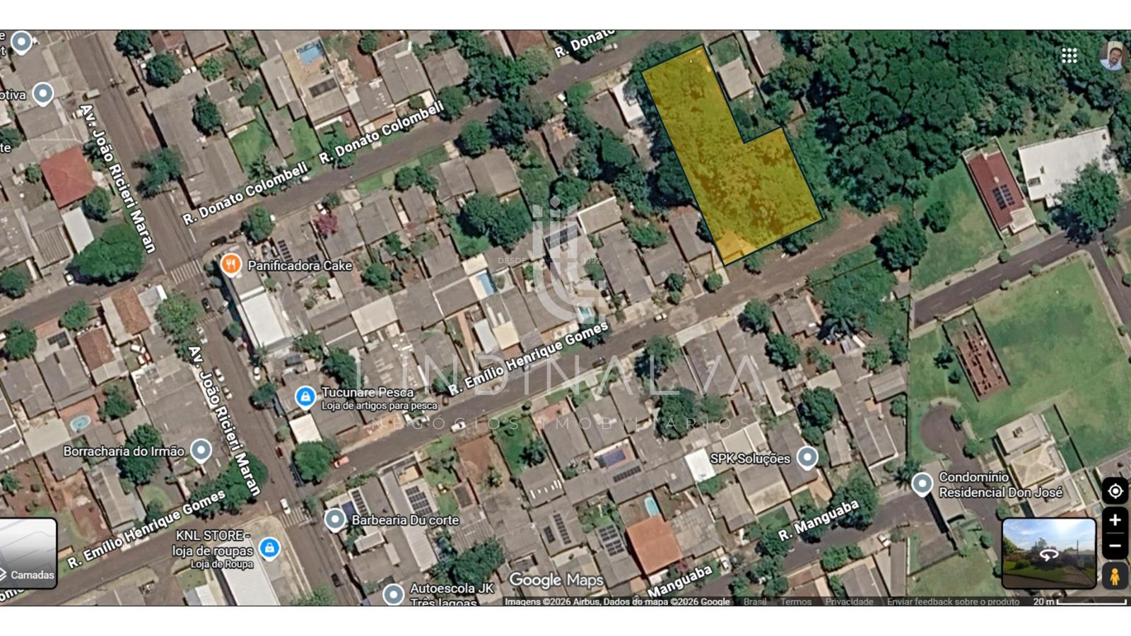 Área murada à venda no Três Lagoas. próx. Avenida João Ricieri Maran I 1500m2