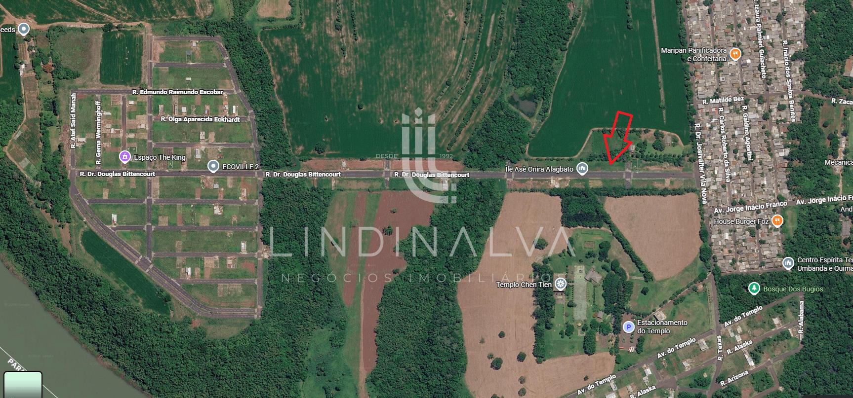Terreno de 220 m2 no Parque Residencial Ecoville 2 - Na principal rua de acesso