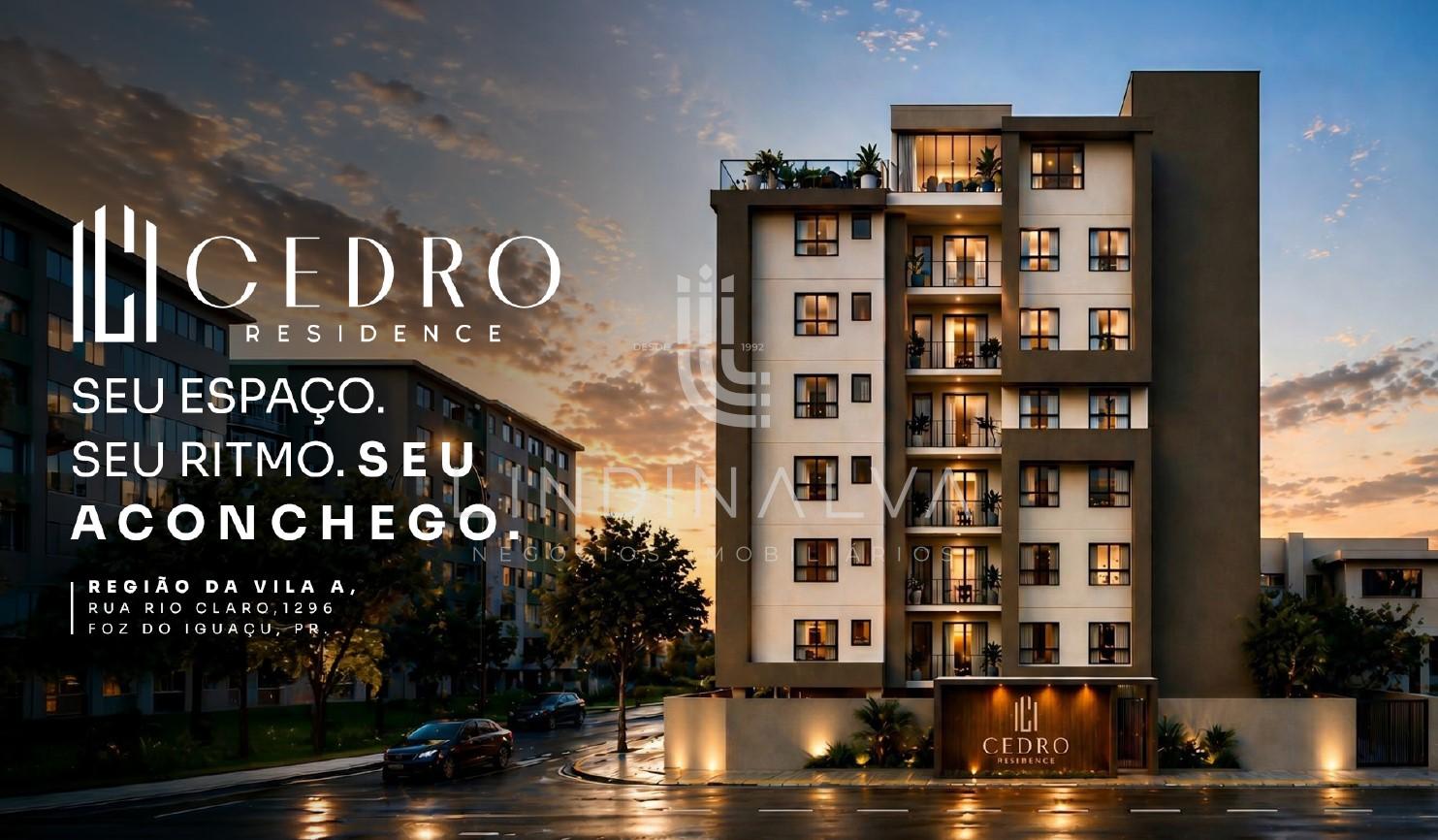 Cedro Residence I Apartamentos com suíte e quarto I na região da Vila A