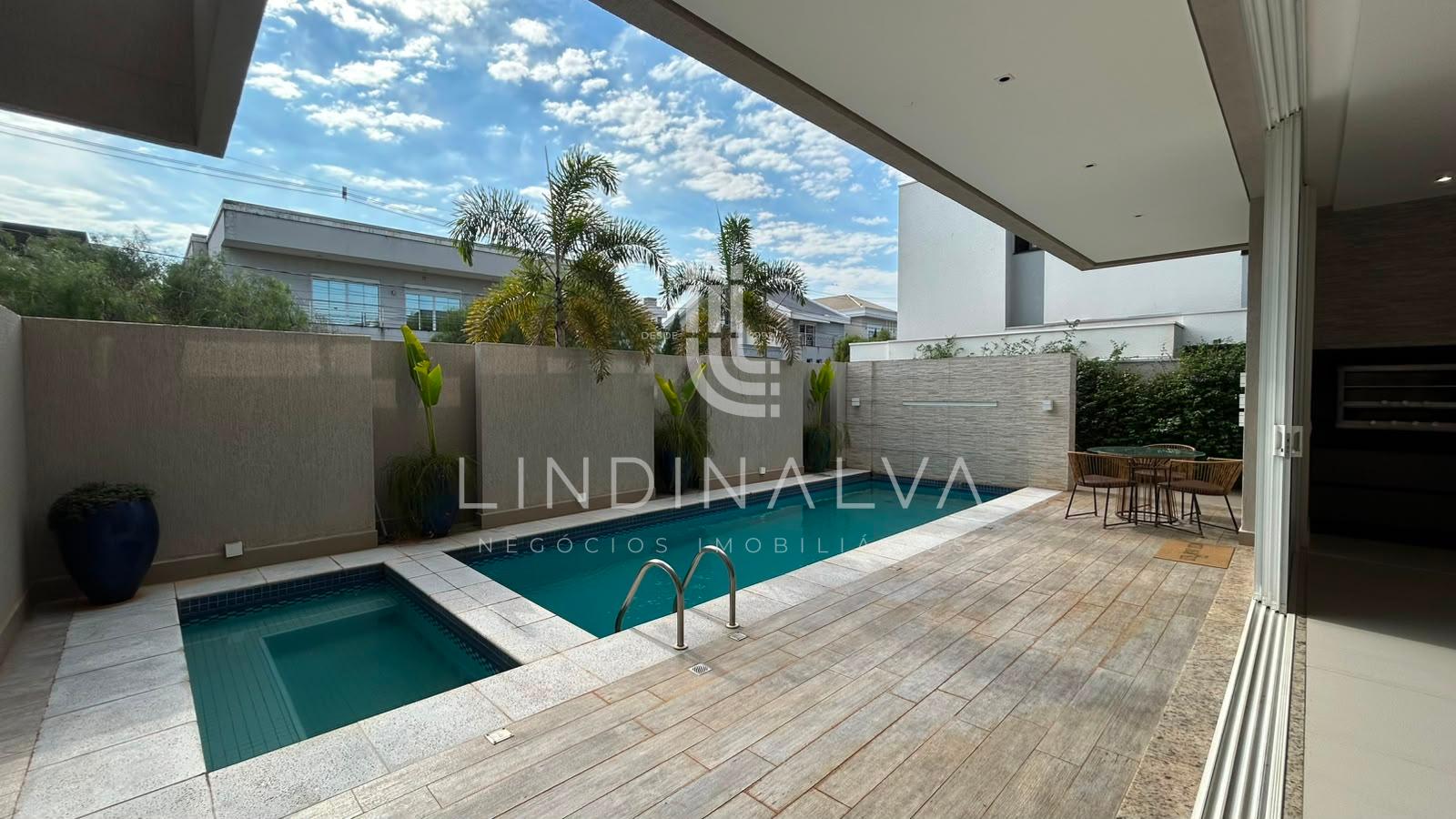 Sobrado mobiliado à venda no Cond. Terras Alpha 2 - Com 4 suítes  piscina