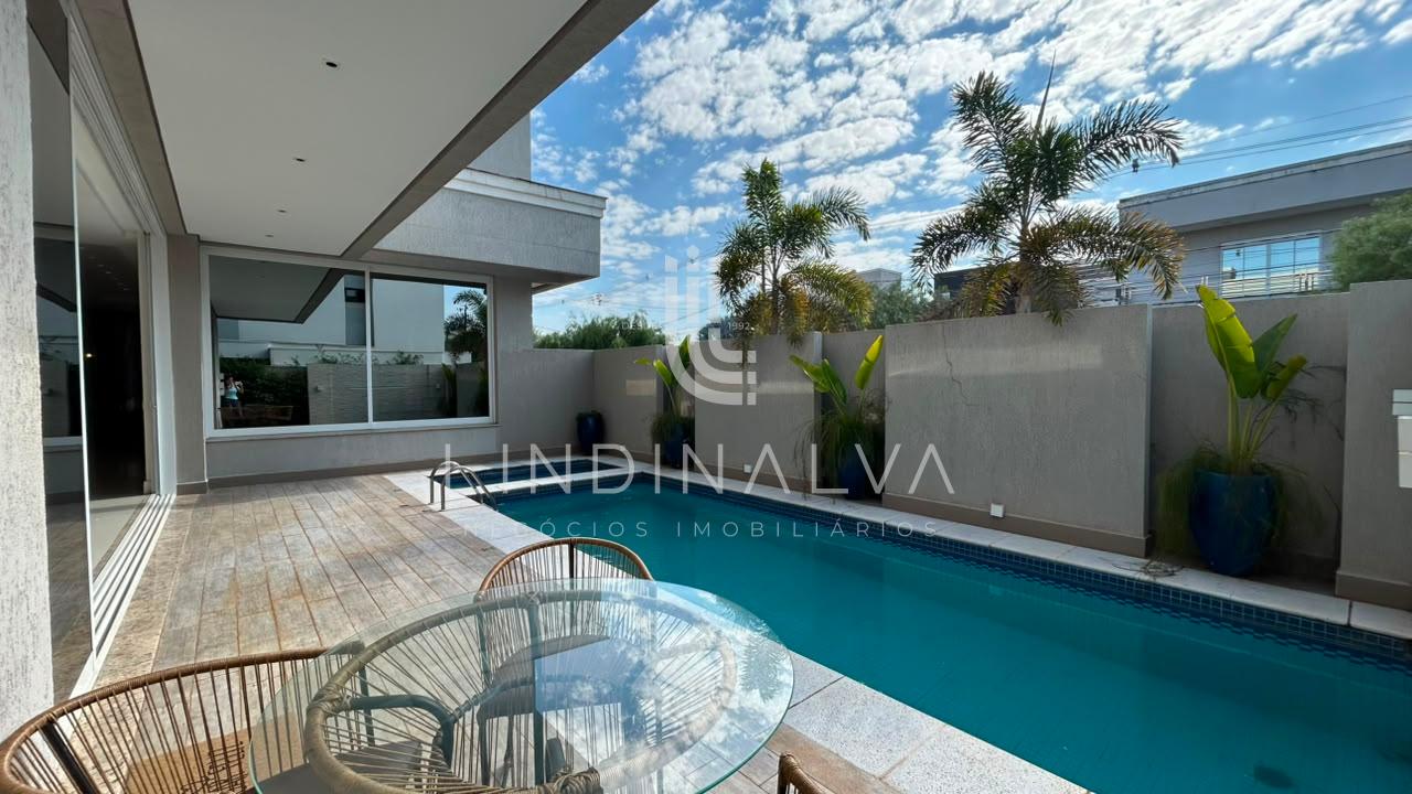 Sobrado mobiliado à venda no Cond. Terras Alpha 2 - Com 4 suítes  piscina