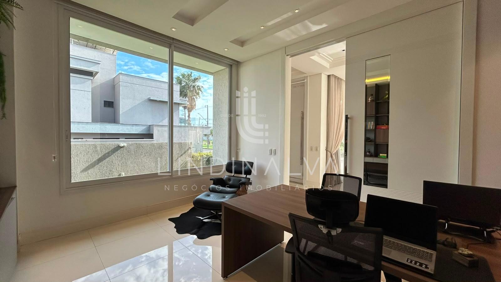 Sobrado mobiliado à venda no Cond. Terras Alpha 2 - Com 4 suítes  piscina