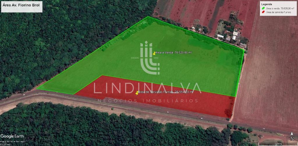 Área à venda, com 70.525 m2 na região de Furnas, próximo ao La...