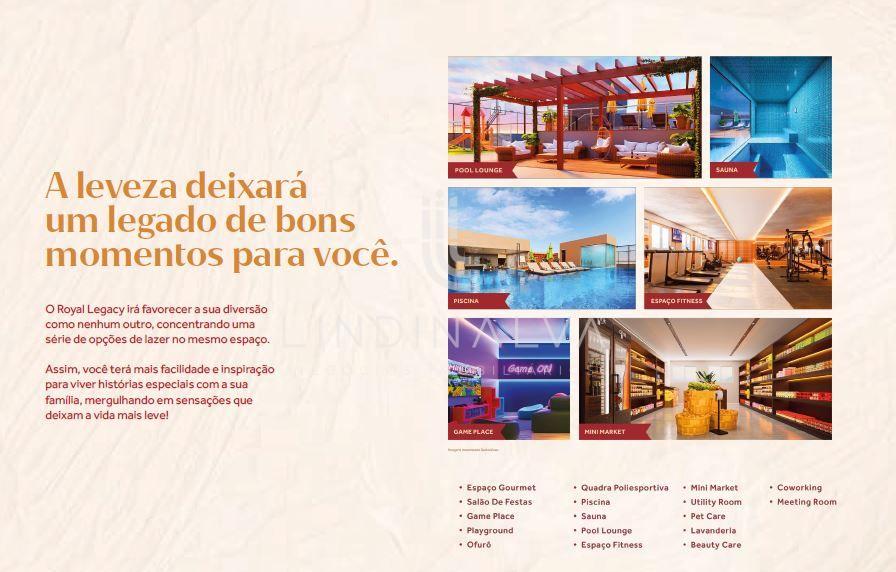 Apartamentos na planta - Residencial ROYAL LEGACY - com 2 dorm...