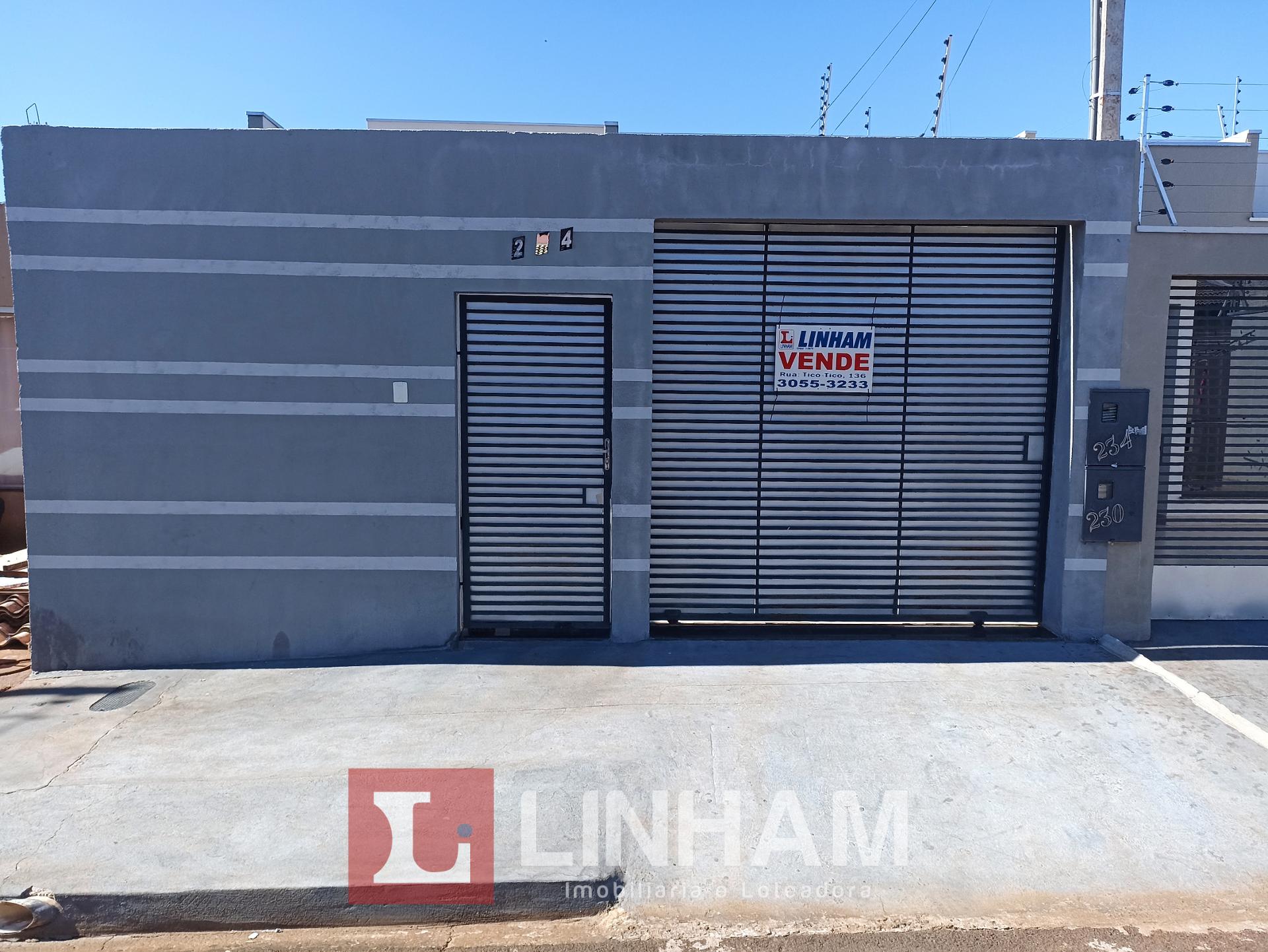 CASA À VENDA NO JARDIM SAN RAFAEL 6 COM GARAGEM COBERTA