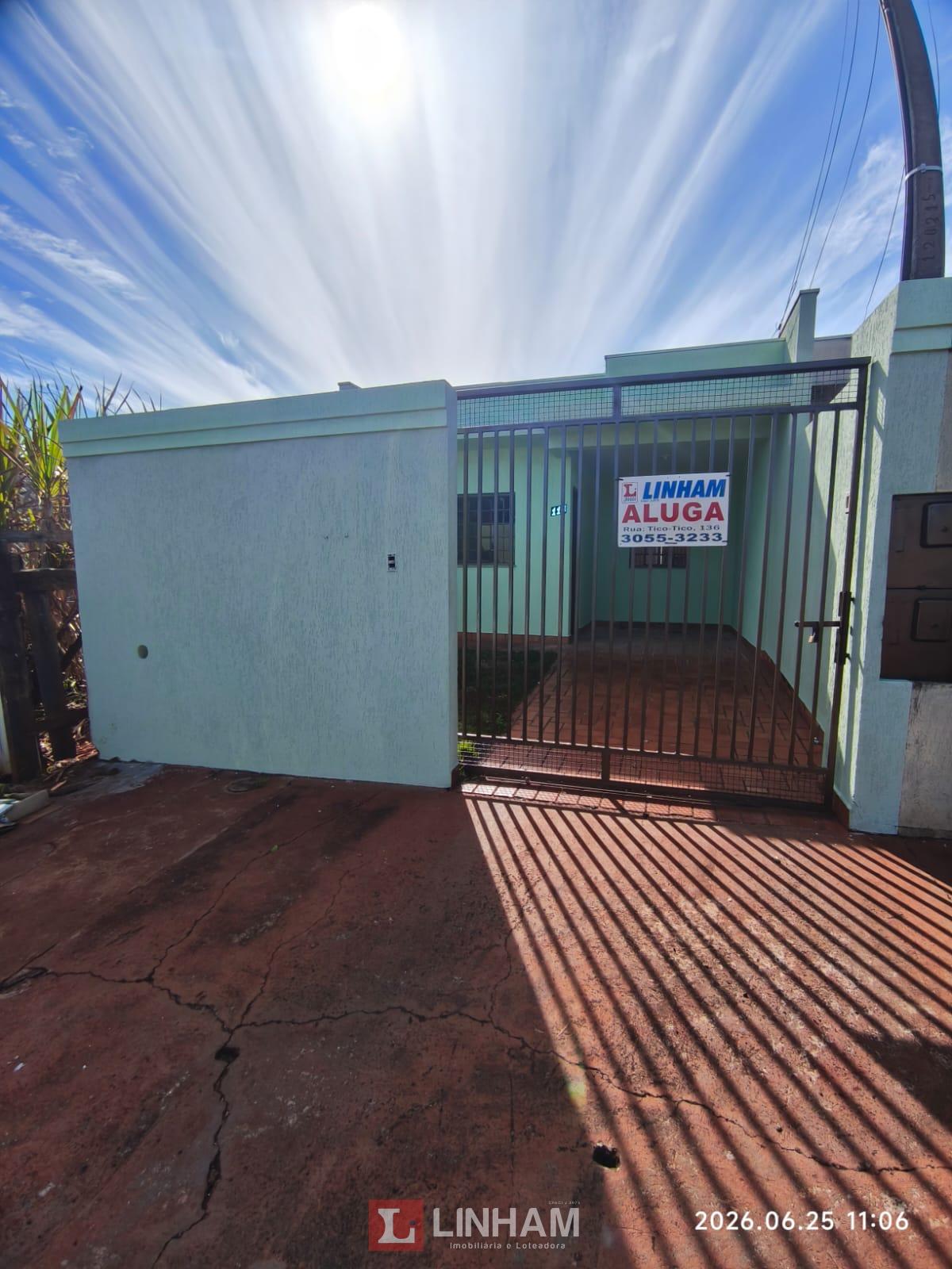 CASA PARA LOCAÇÃO NO JARDIM PLANALTO EM ARAPONGAS