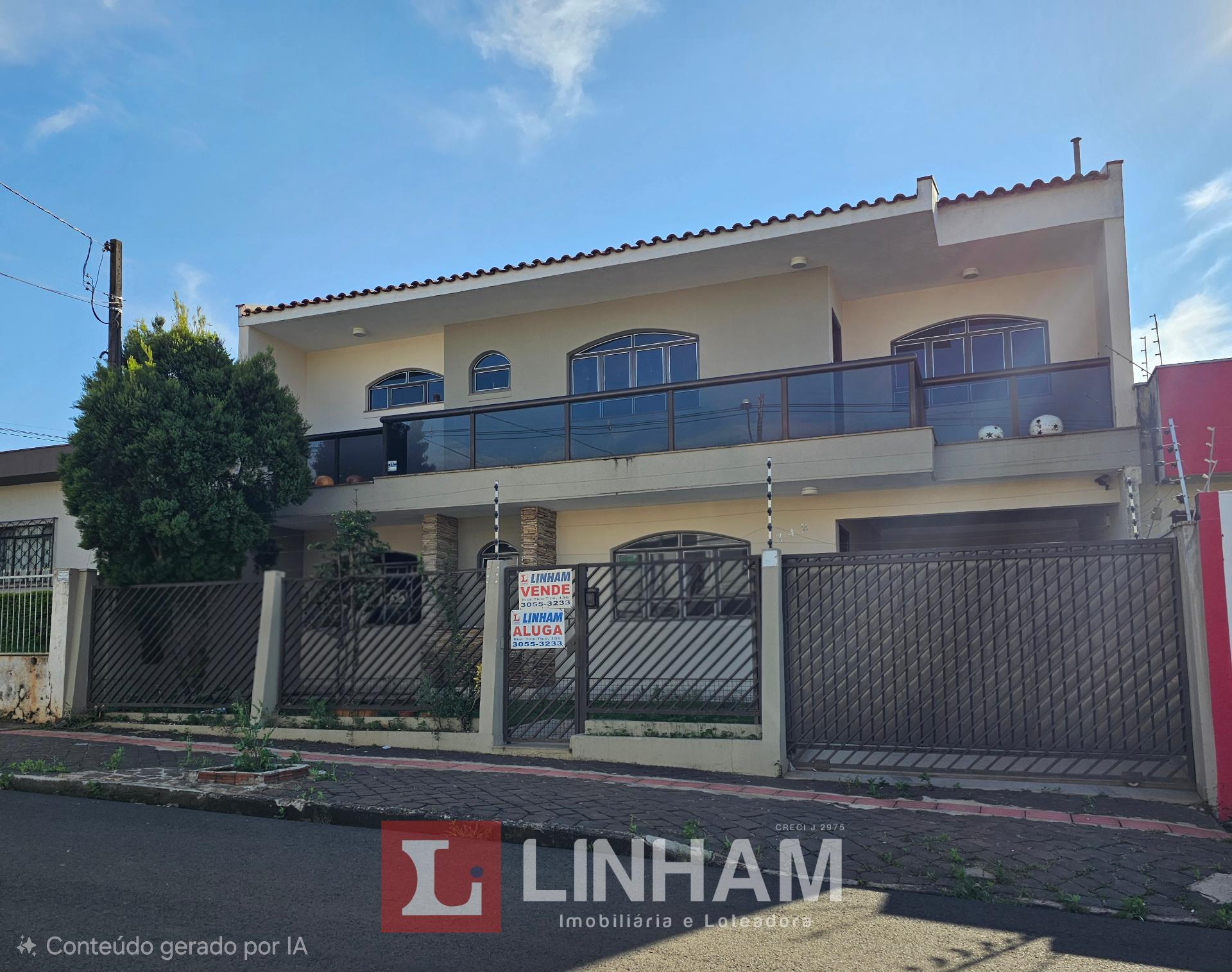 SOBRADO COM 2 SUITES COM SACADA + 2 QUARTOS - 3 SALAS, LAVABO-...