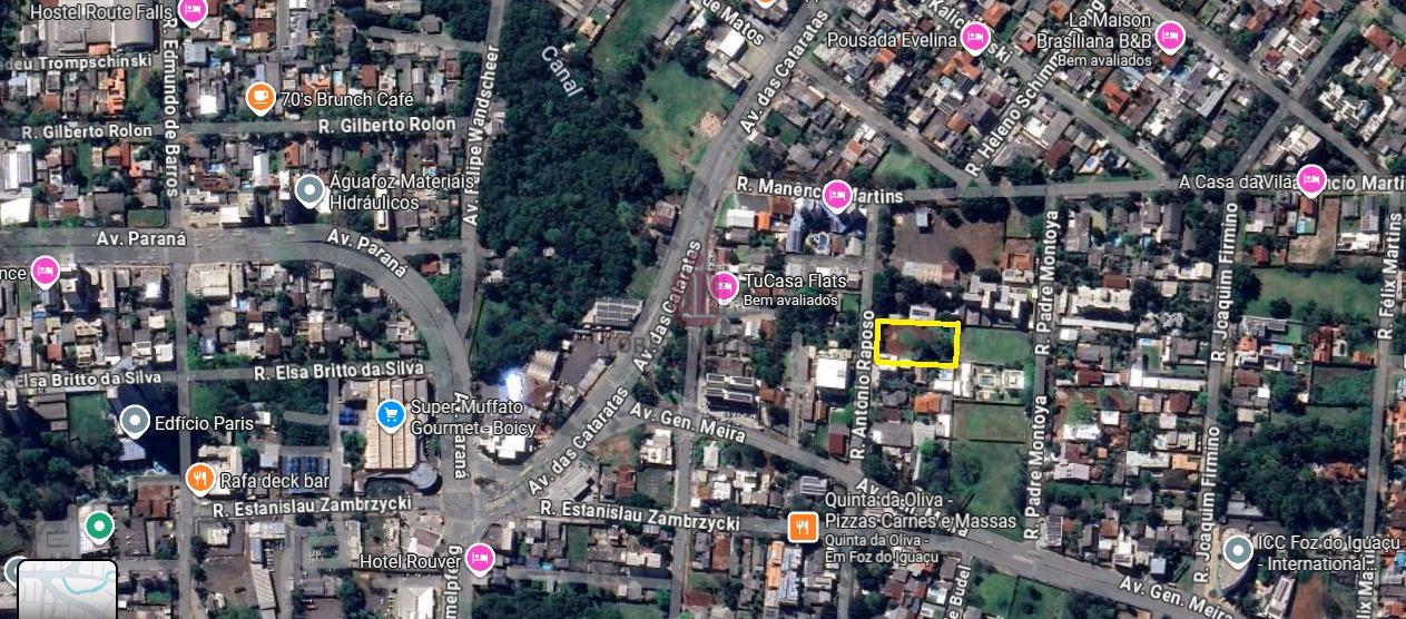 TERRENO RUA ANTONIO RAPOSO - CENTRO