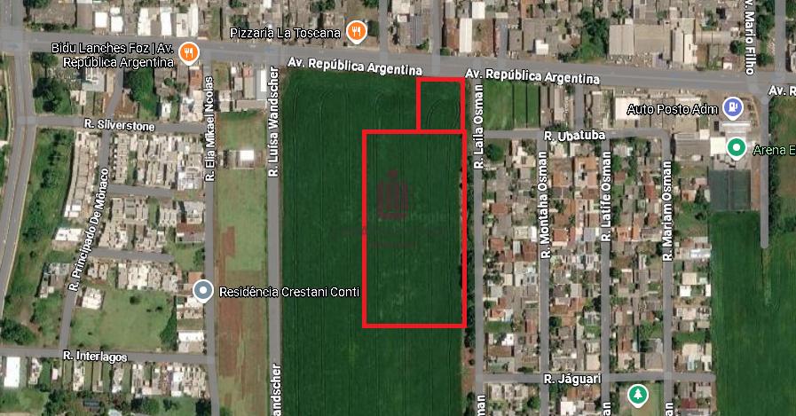 TERRENO - AVENIDA REPUBLICA ARGENTINA ESQUINA COM A RUA LAILA OSMAN